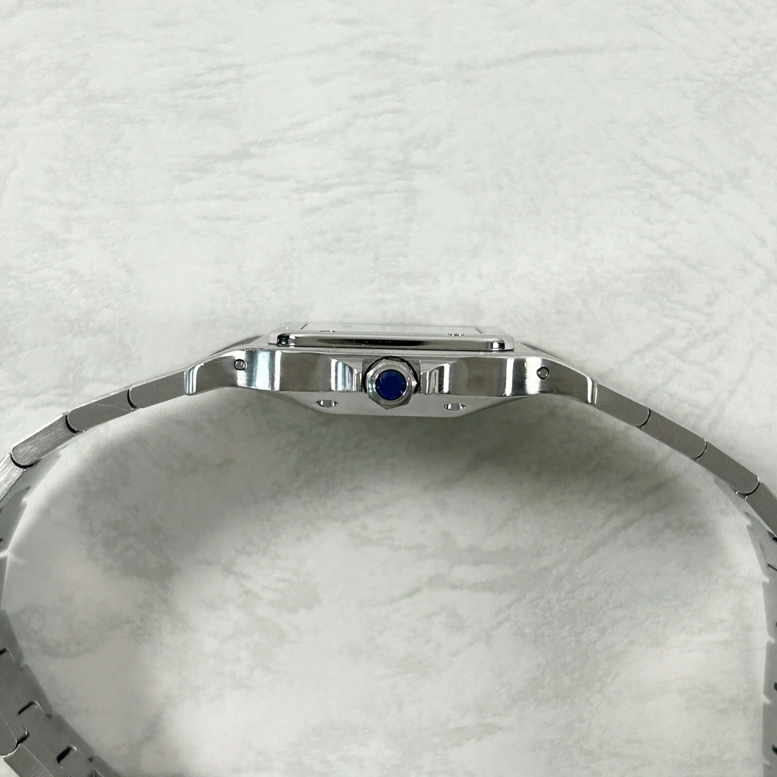 【Cartier】カルティエ<BR>サントスガルベ LMステンレス 後期型ブレスレット付き