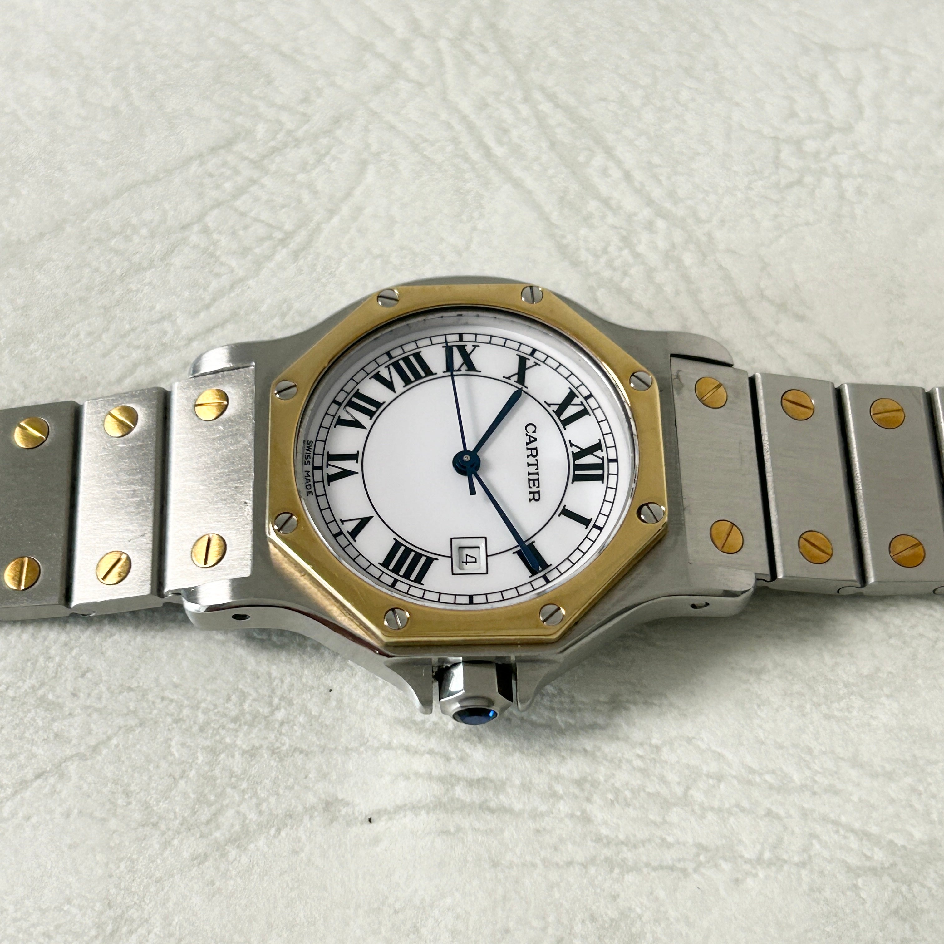 [Cartier] Cartier Santos Octagon LM18KYG x SS