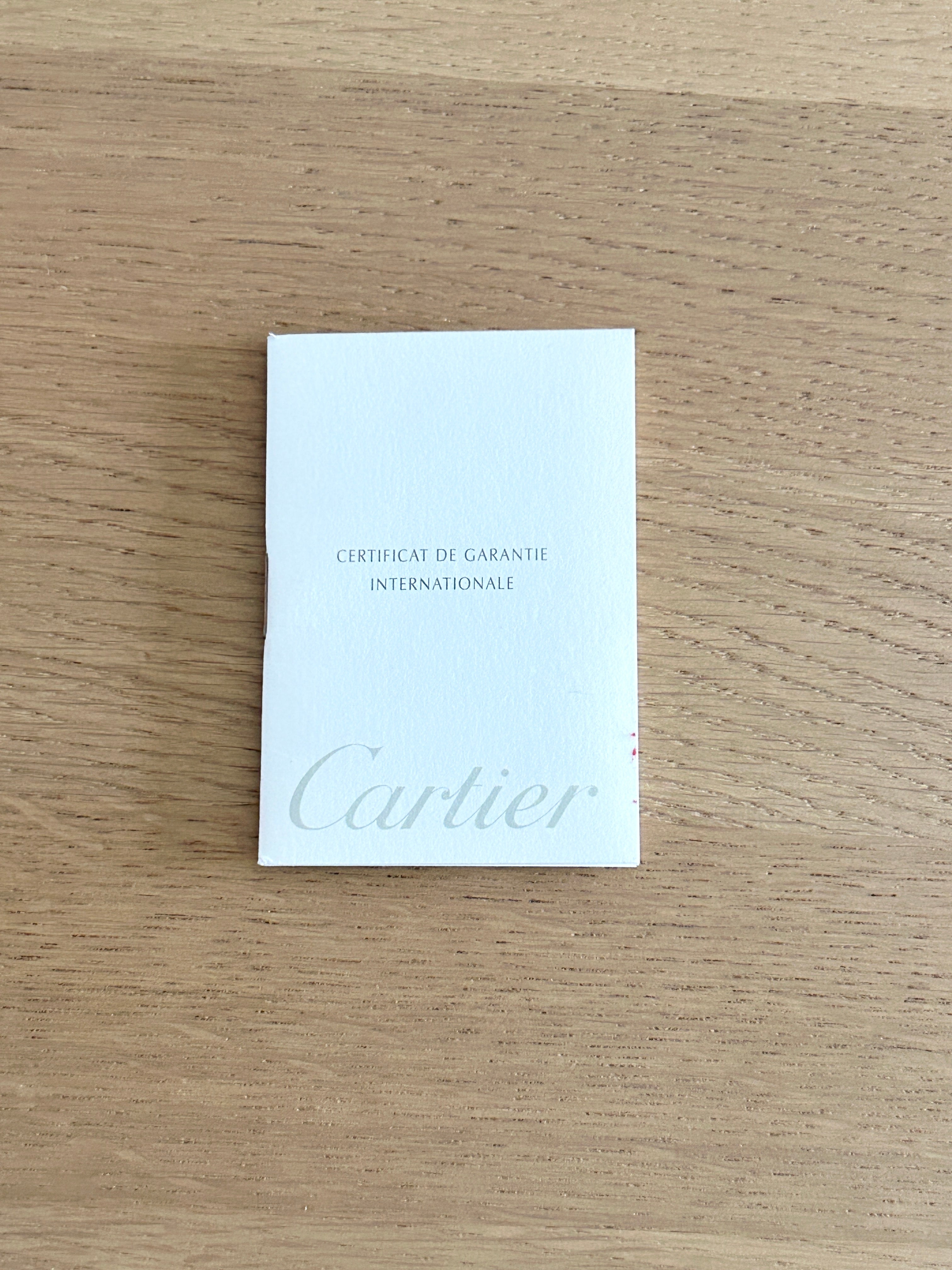 【Cartier】カルティエ<BR>マストコリゼ GPホワイトローマ<BR>デッドストック 国際保証書付き