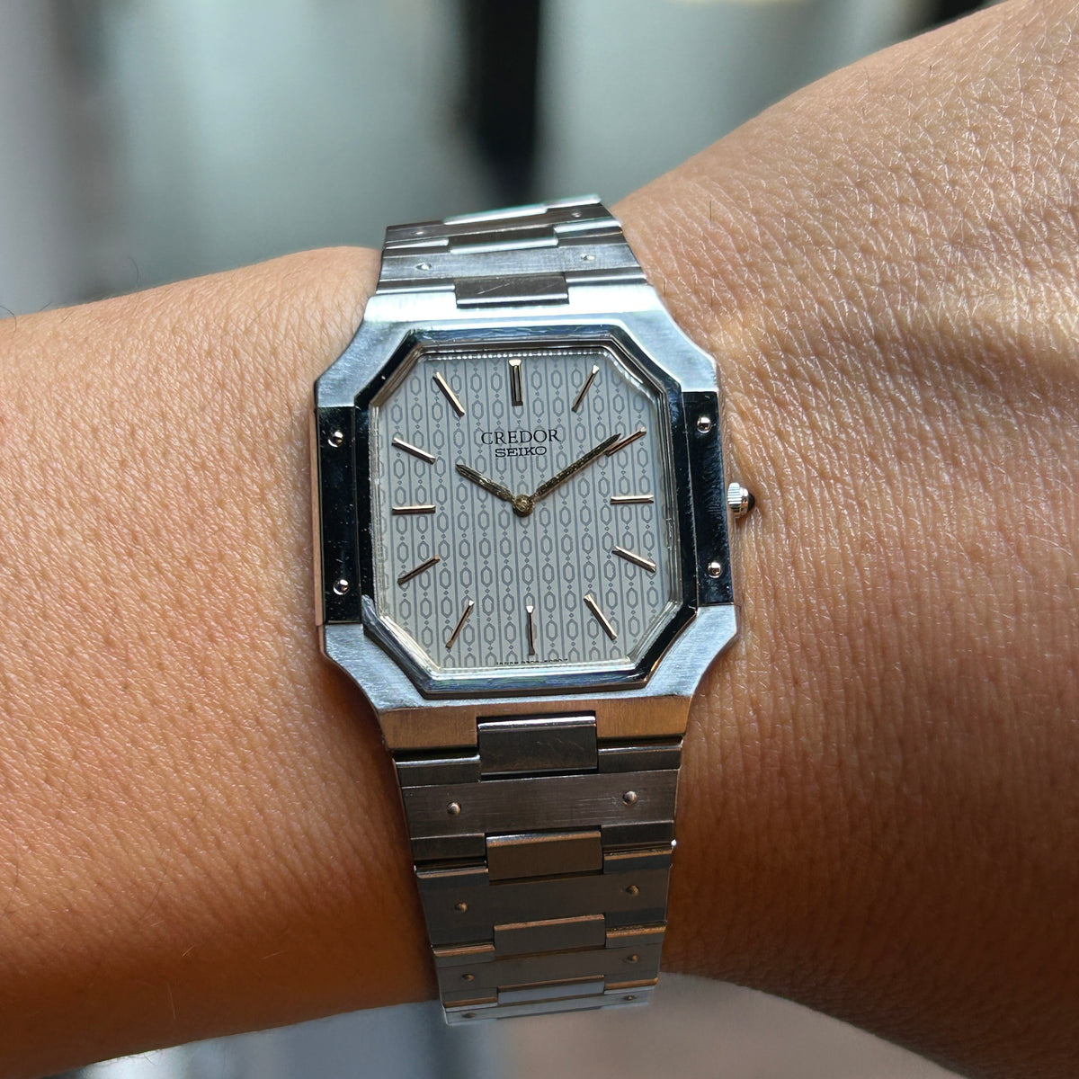 SEIKO] Seiko Credor SS Monogram 9300-5050