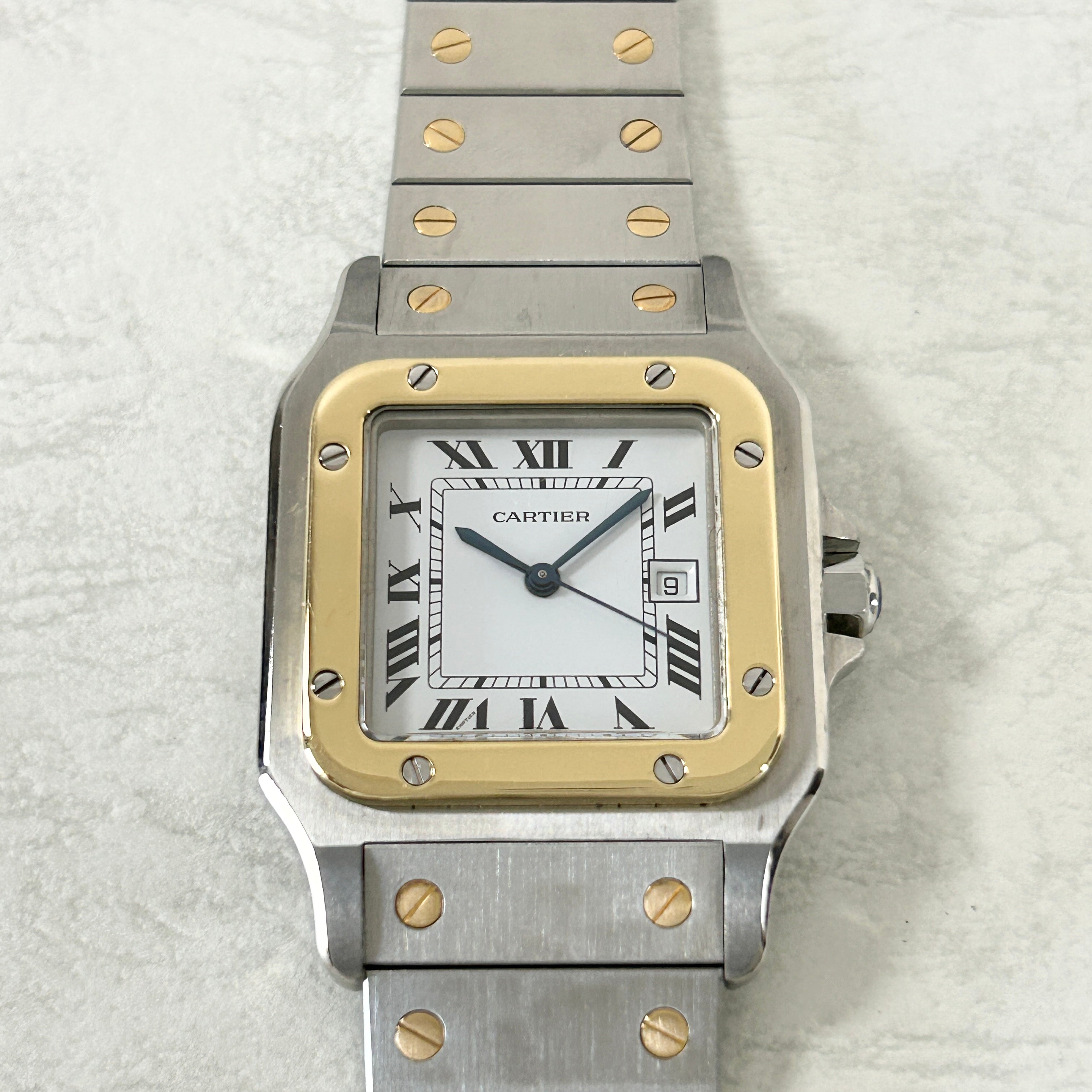 [Cartier] Cartier Santos Galbee LM Automatic 18KYG x SS