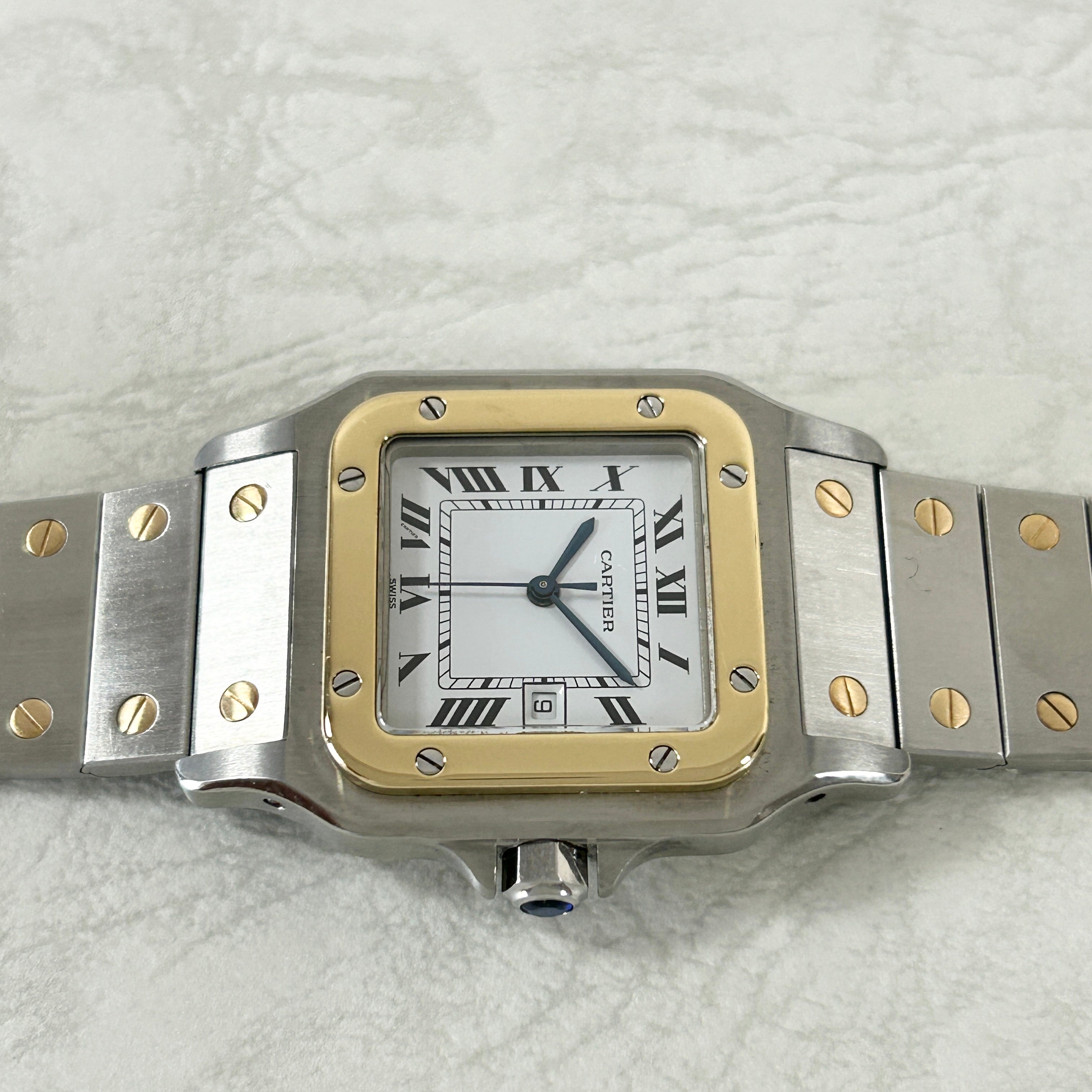 [Cartier] Cartier Santos Galbee LM Automatic 18KYG x SS