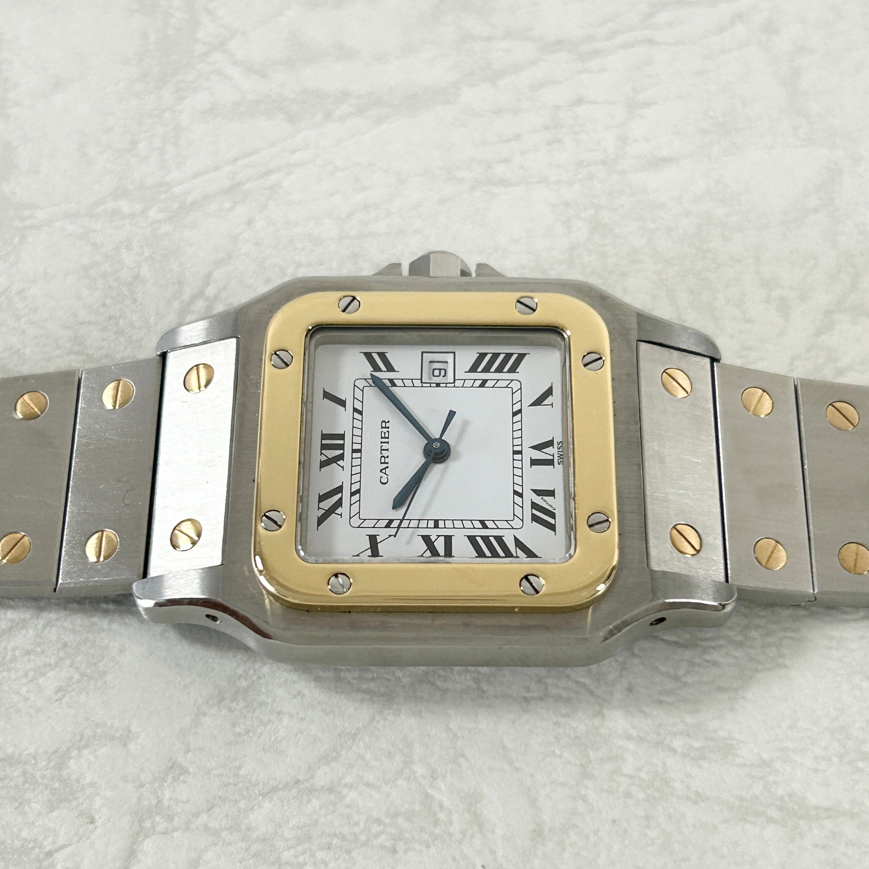 [Cartier] Cartier Santos Galbee LM Automatic 18KYG x SS