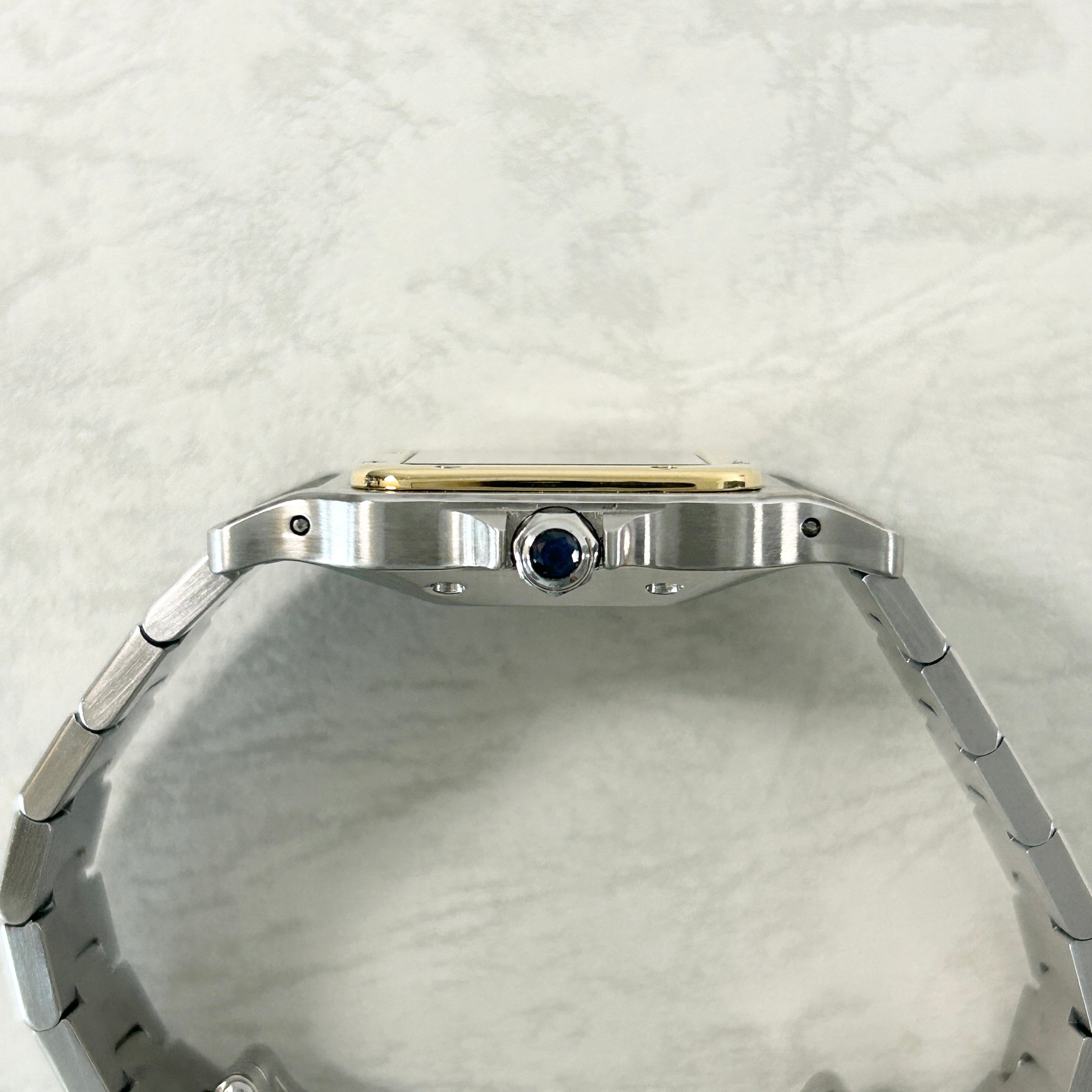 [Cartier] Cartier Santos Galbee LM Automatic 18KYG x SS<br> Late model with bracelet