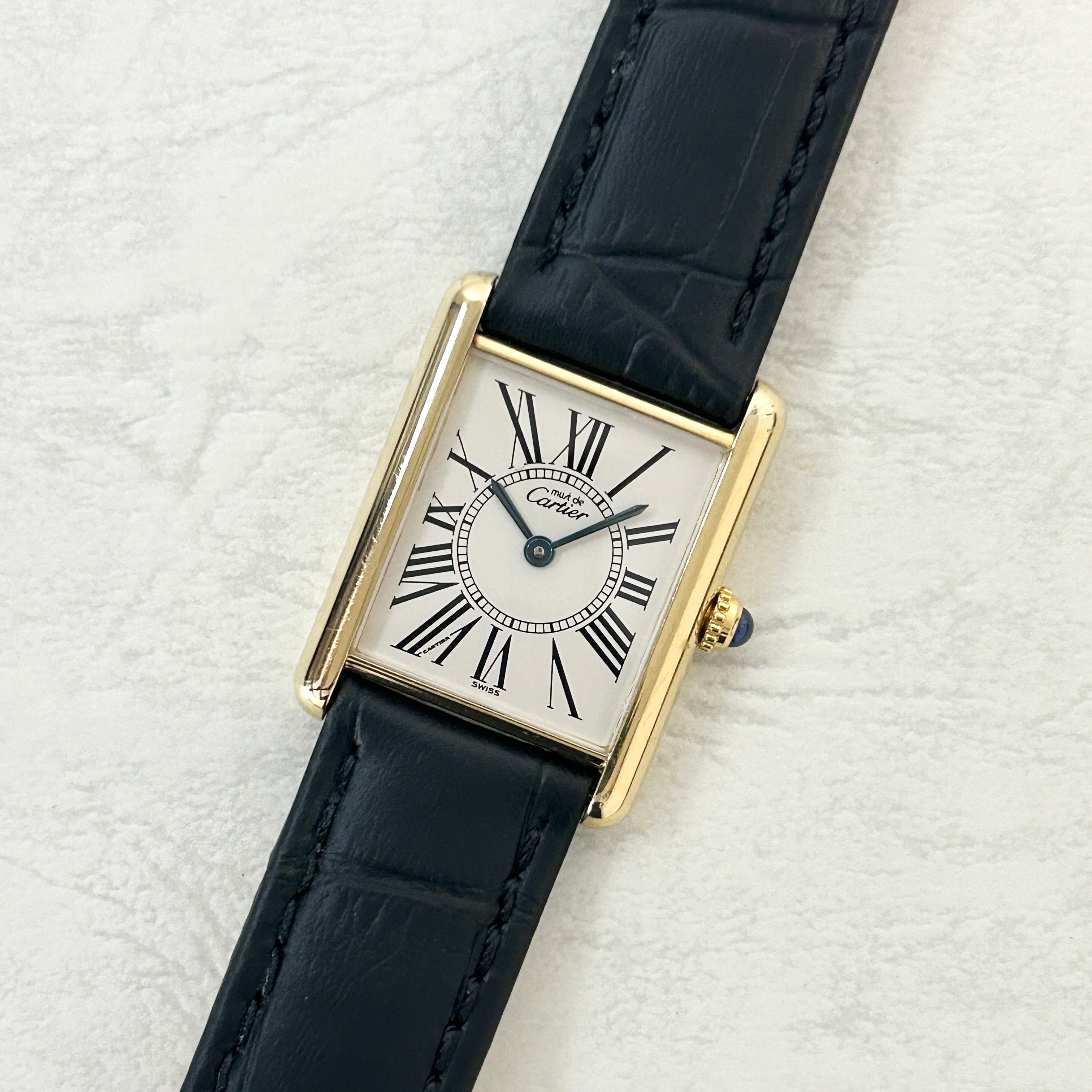 [Cartier] Cartier<br> Mast tank LM Oparan genuine buckle included