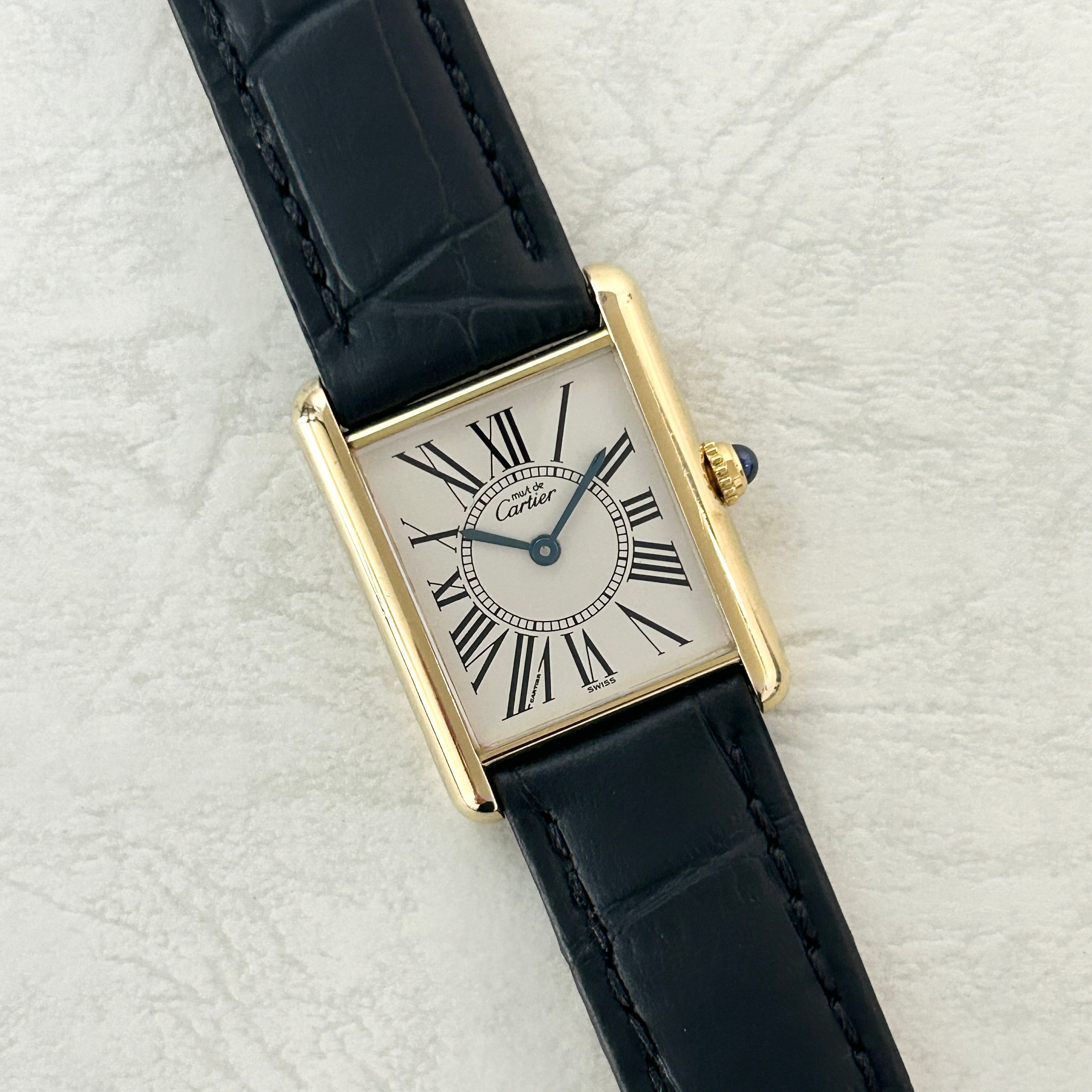 [Cartier] Cartier<br> Mast tank LM Oparan genuine buckle included