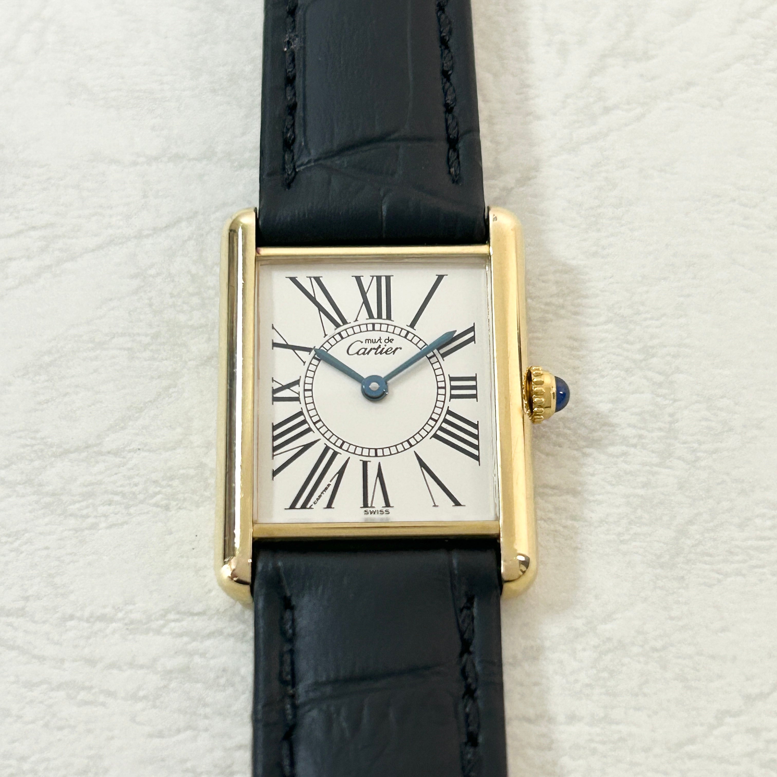 [Cartier] Cartier<br> Mast tank LM Oparan genuine buckle included