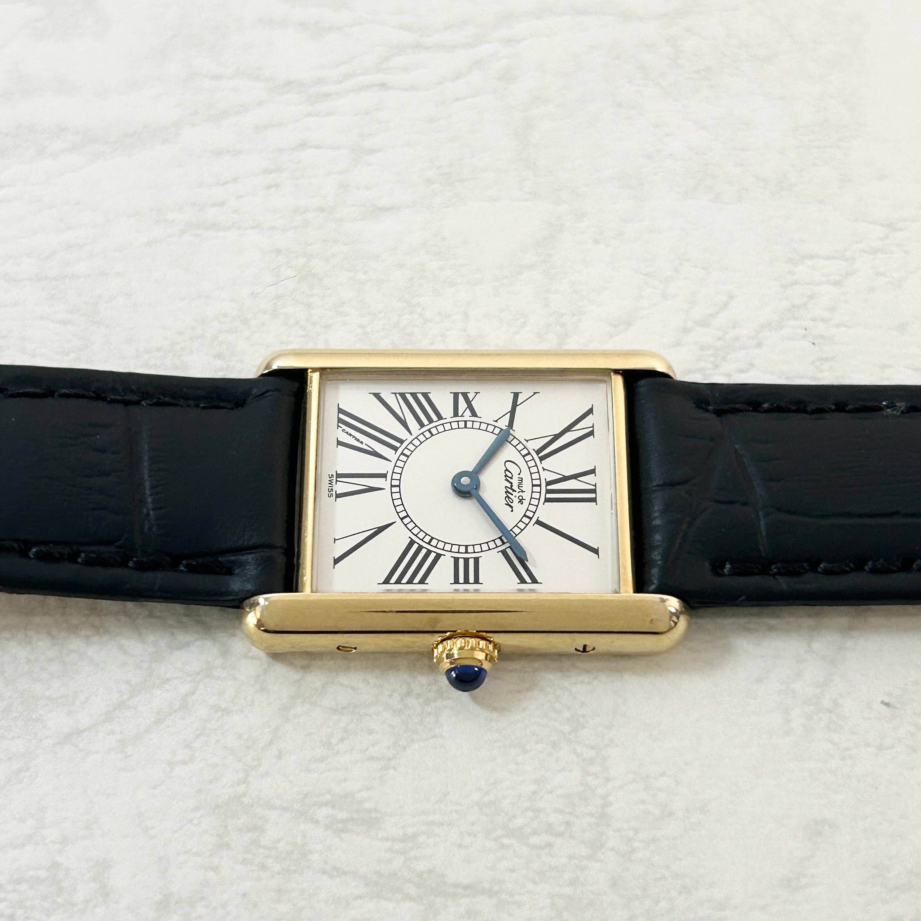 [Cartier] Cartier<br> Mast tank LM Oparan genuine buckle included