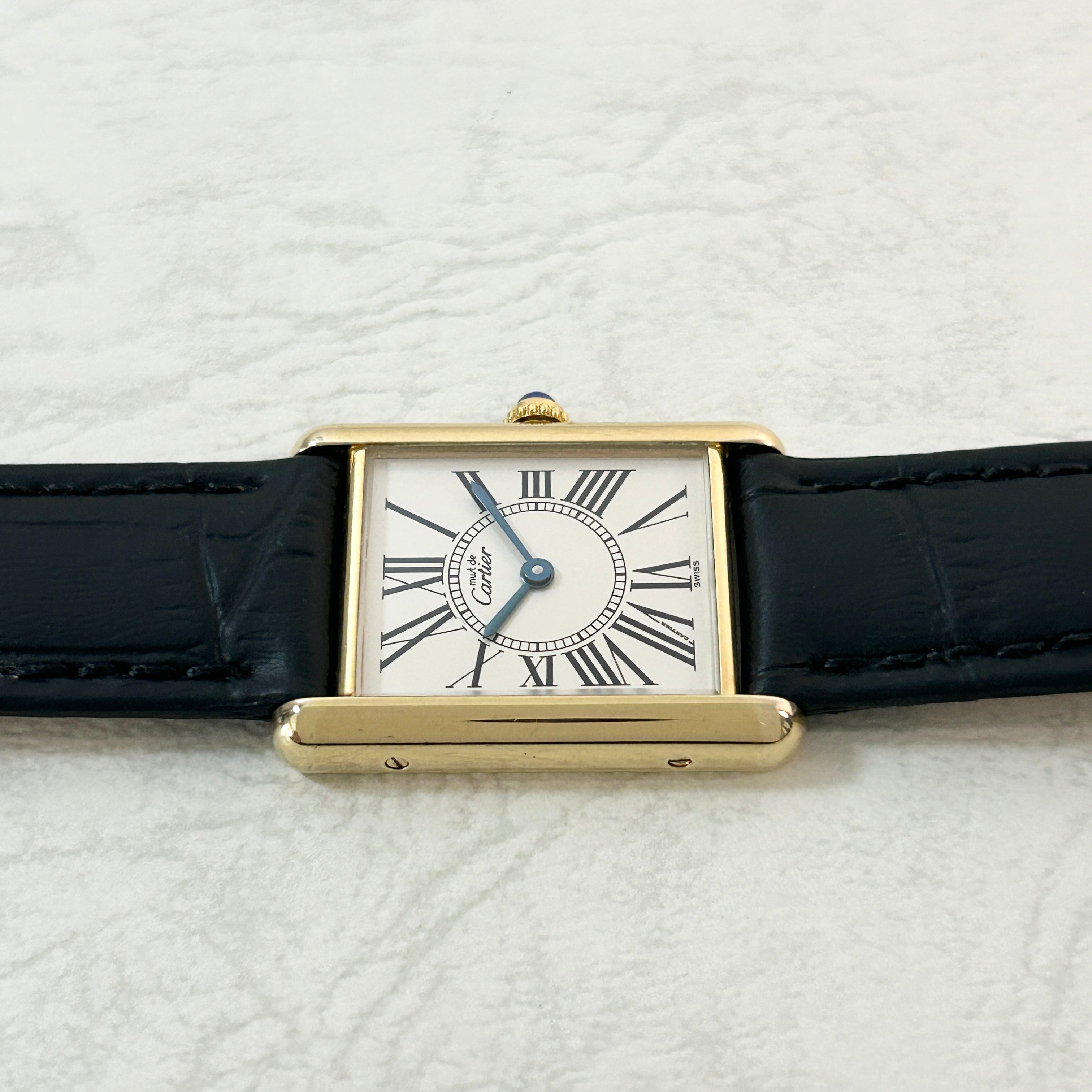 [Cartier] Cartier<br> Mast tank LM Oparan genuine buckle included