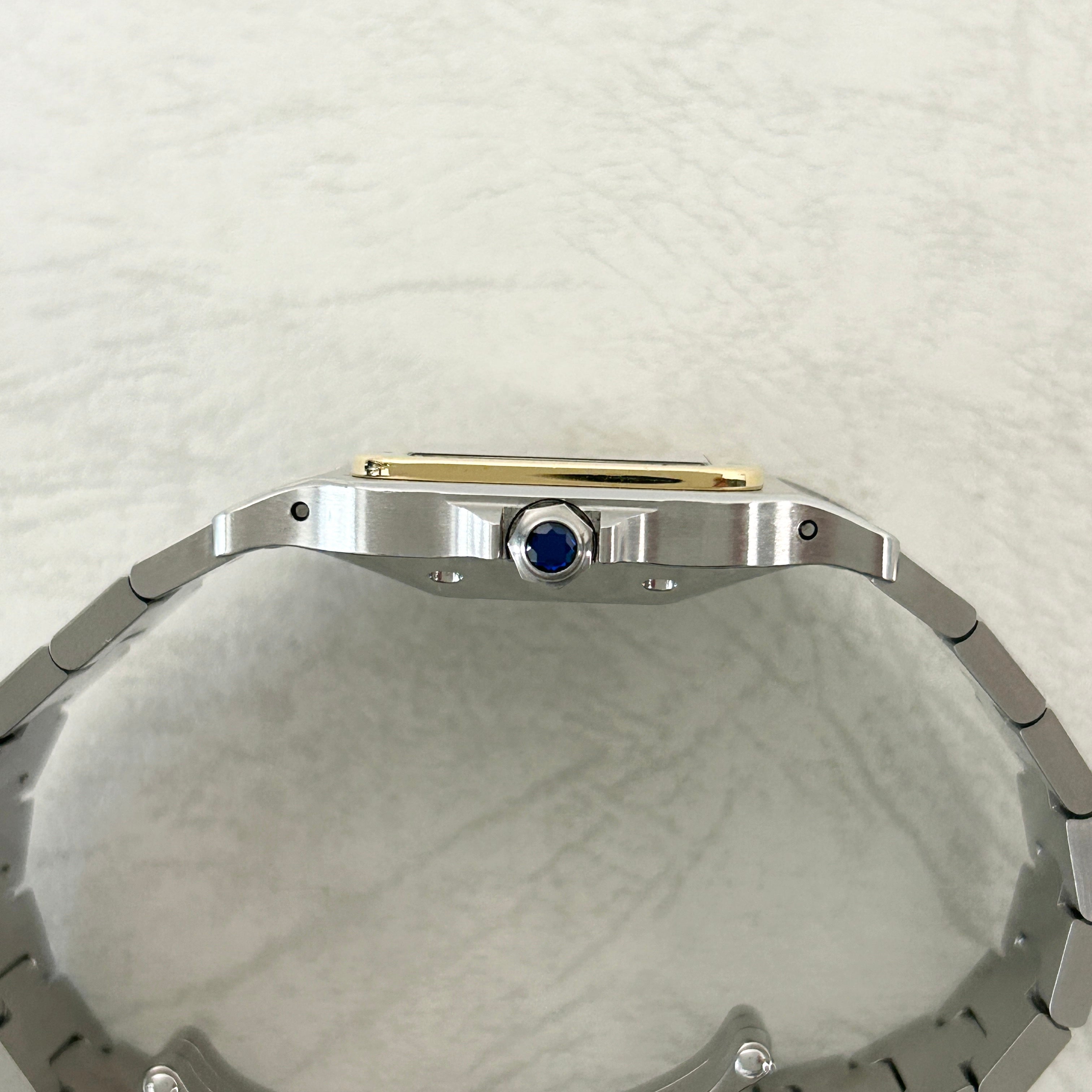 [Cartier] Cartier Santos Galbee LM Automatic 18KYG x SS<br> Late model with bracelet