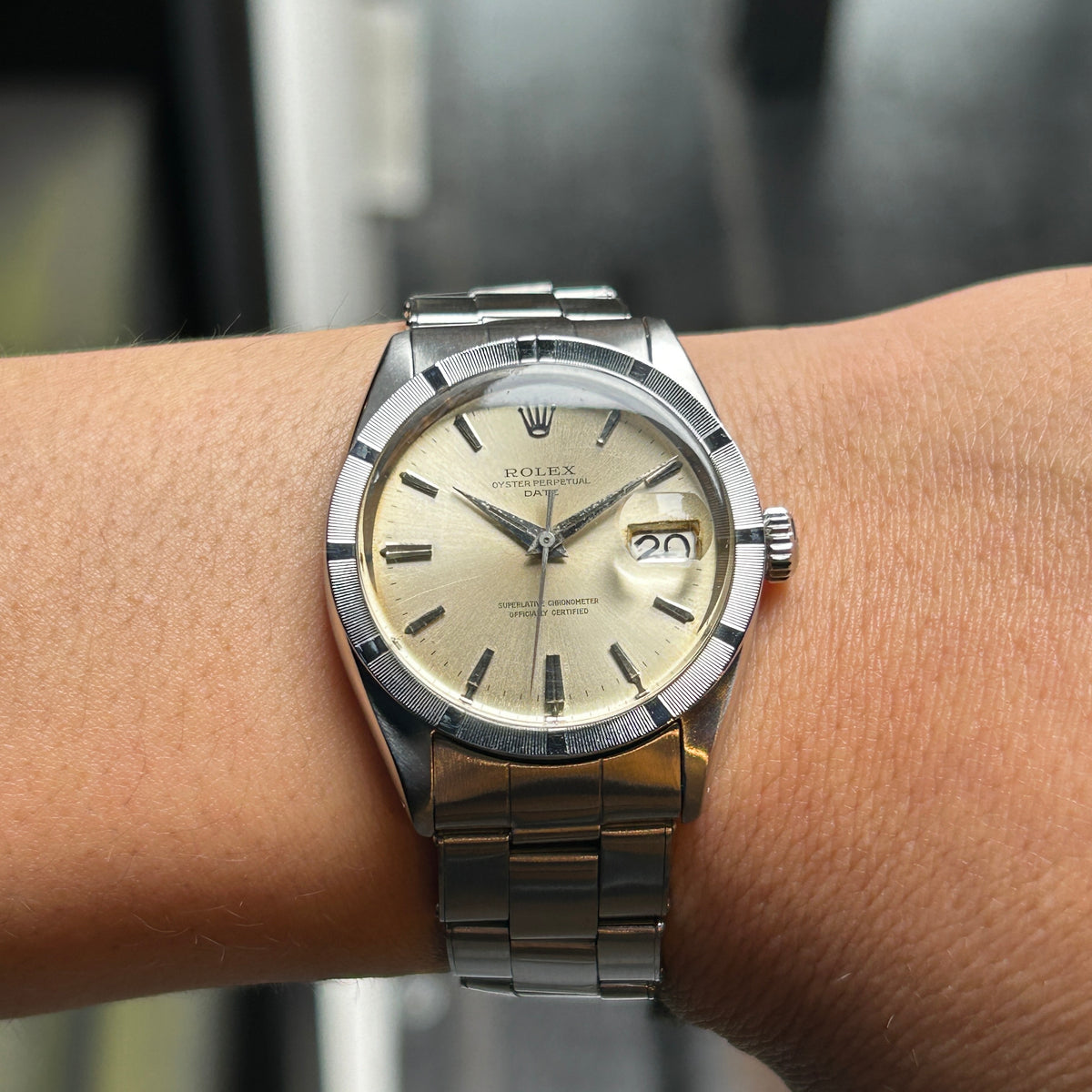 ROLEX 】ロレックス パーペチュアルデイト Ref.1501 Silver