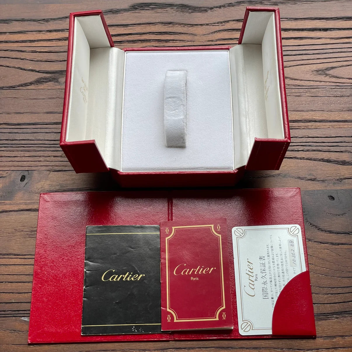 【Cartier】カルティエ<BR>サントスガルベ LMコンビ永久保証書付き