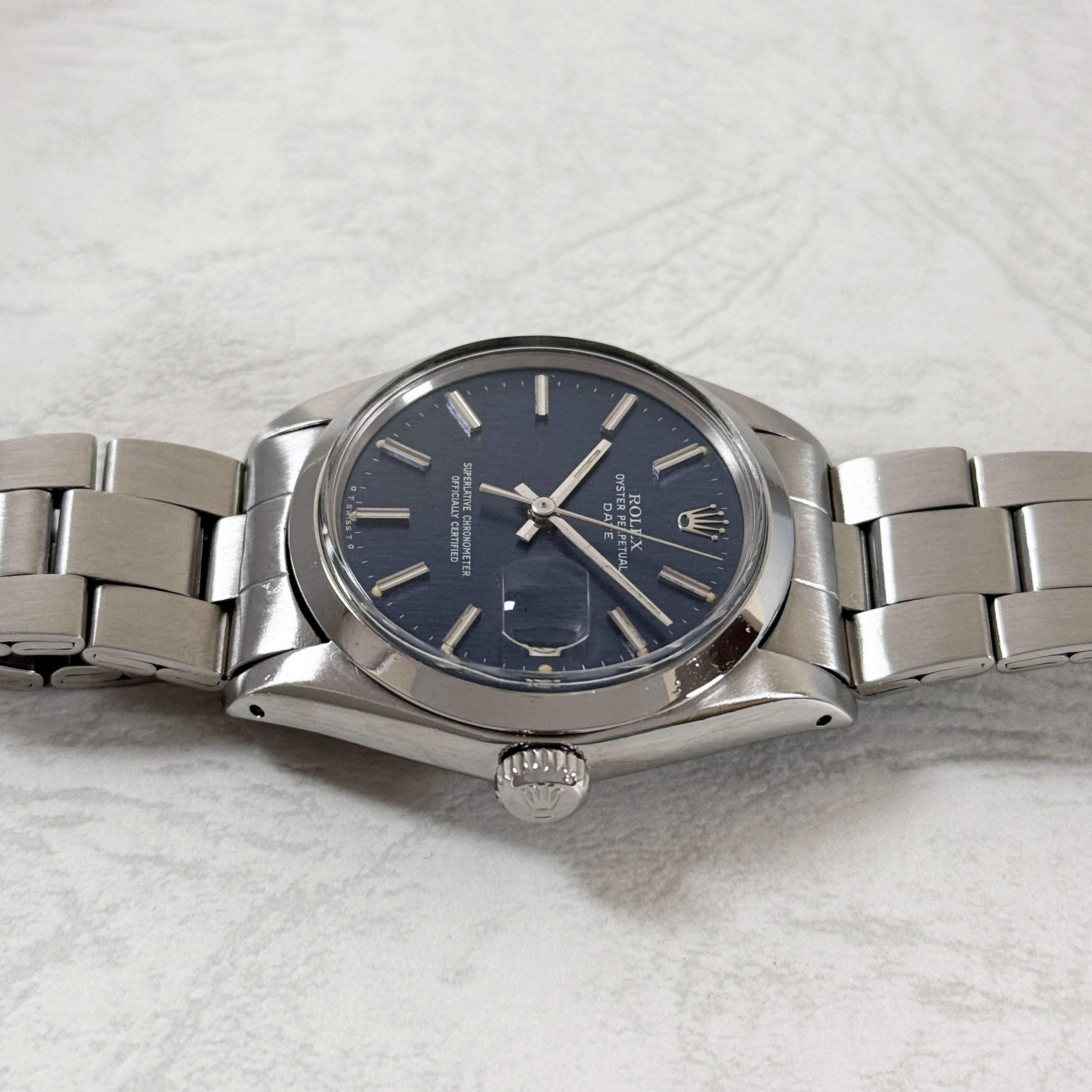 【ROLEX 】ロレックス<BR>パーペチュアルデイト Ref.1500 Blue Σダイヤル