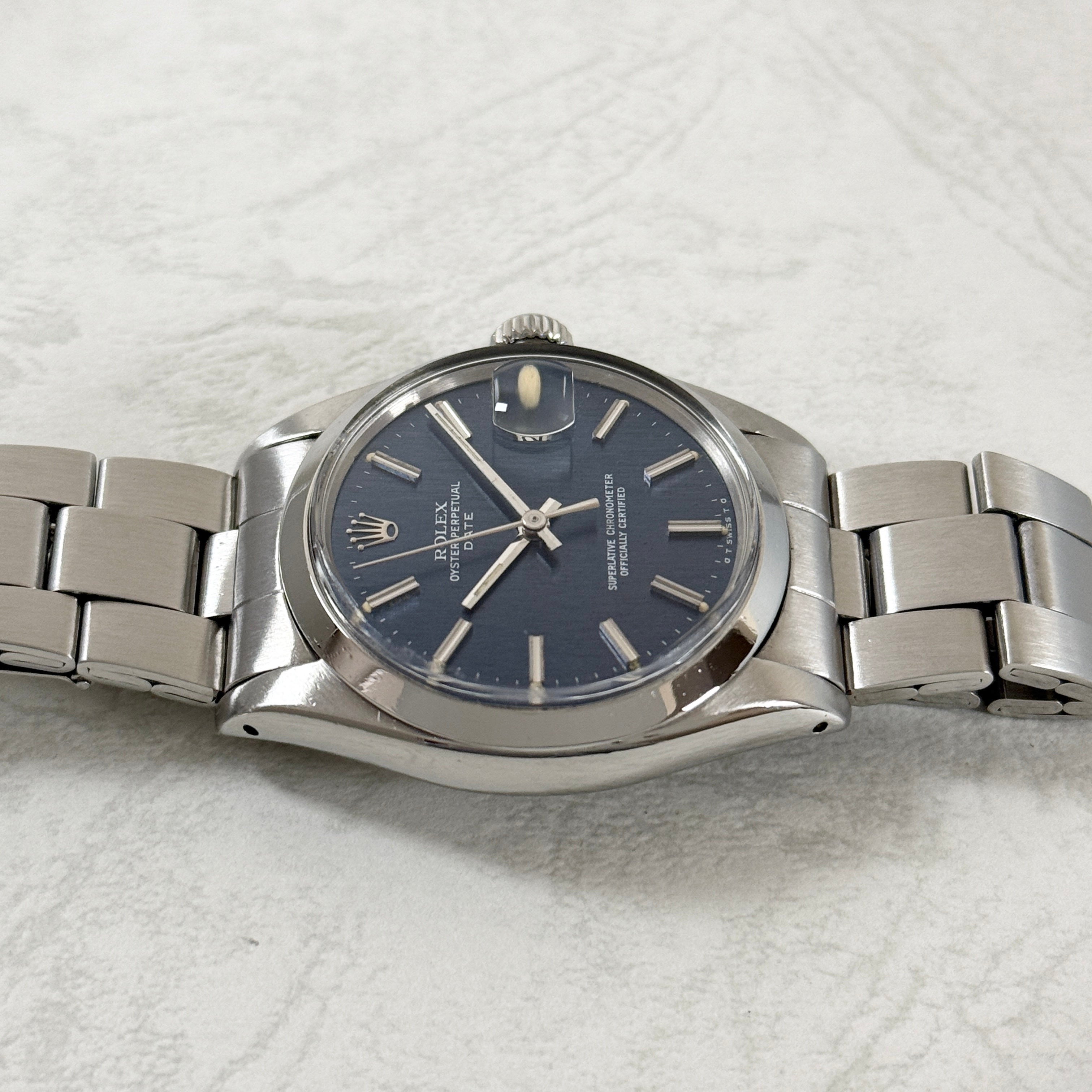 【ROLEX 】ロレックス<BR>パーペチュアルデイト Ref.1500 Blue Σダイヤル