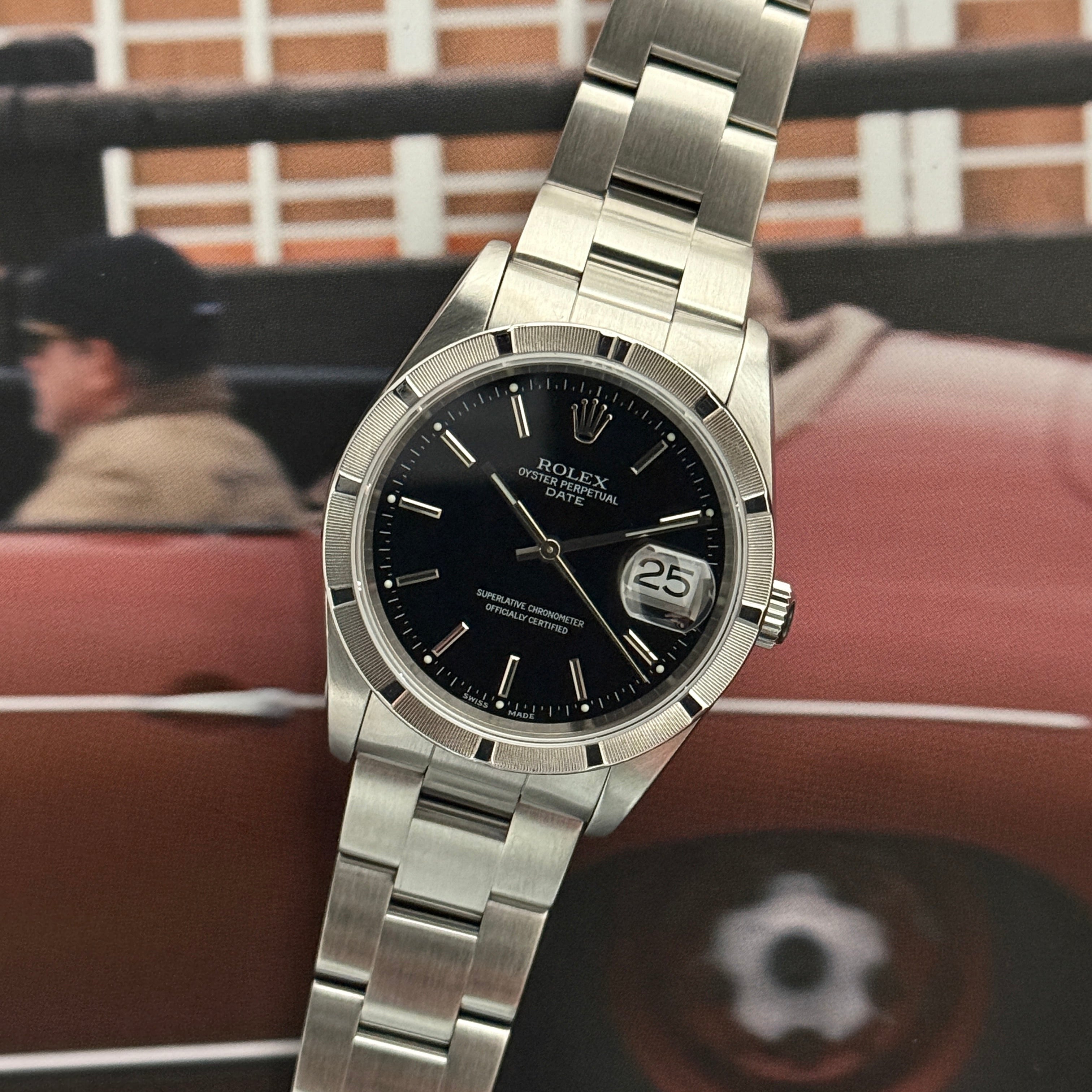 【ROLEX 】ロレックス<BR>パーペチュアルデイト Ref.15210 Black