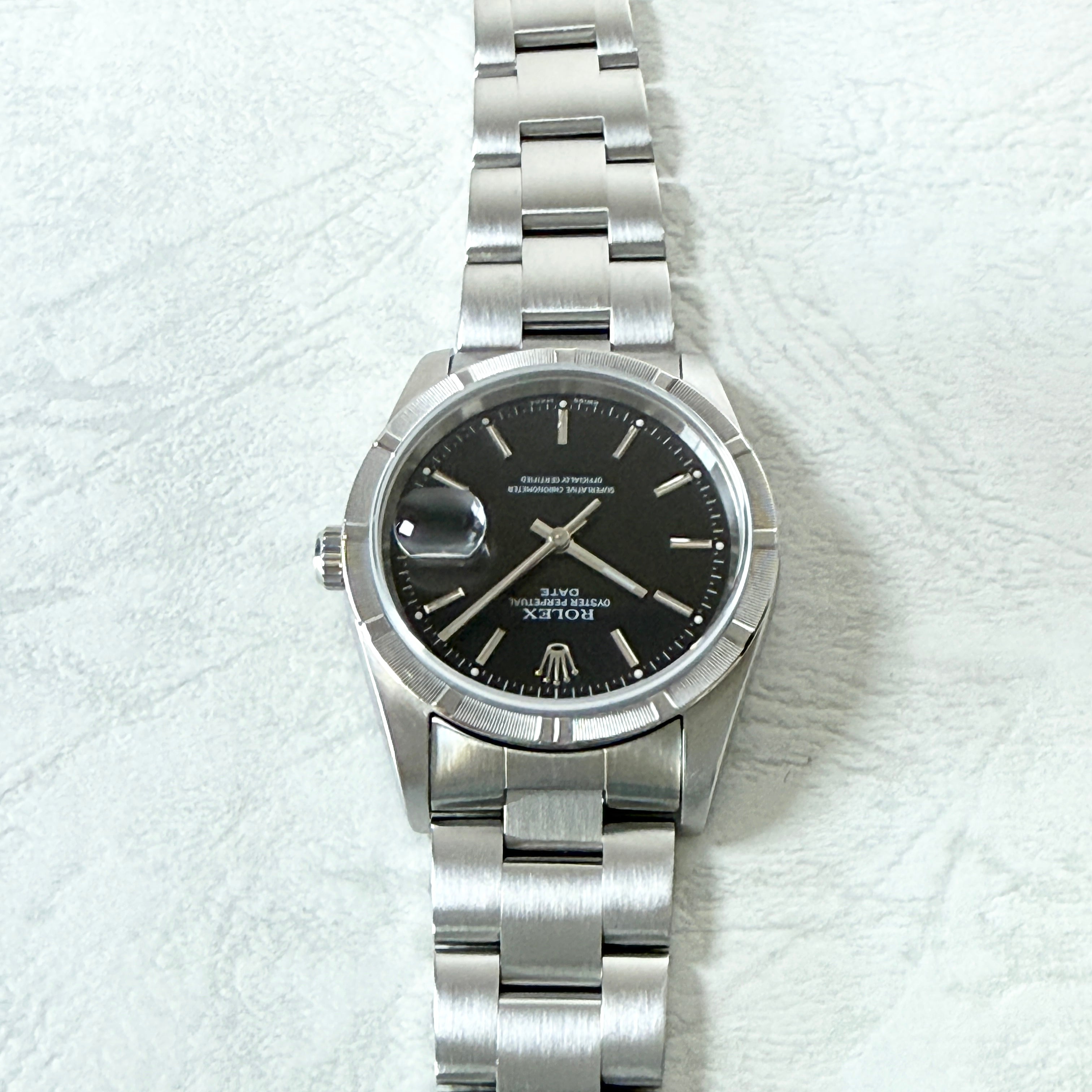 【ROLEX 】ロレックス<BR>パーペチュアルデイト Ref.15210 Black