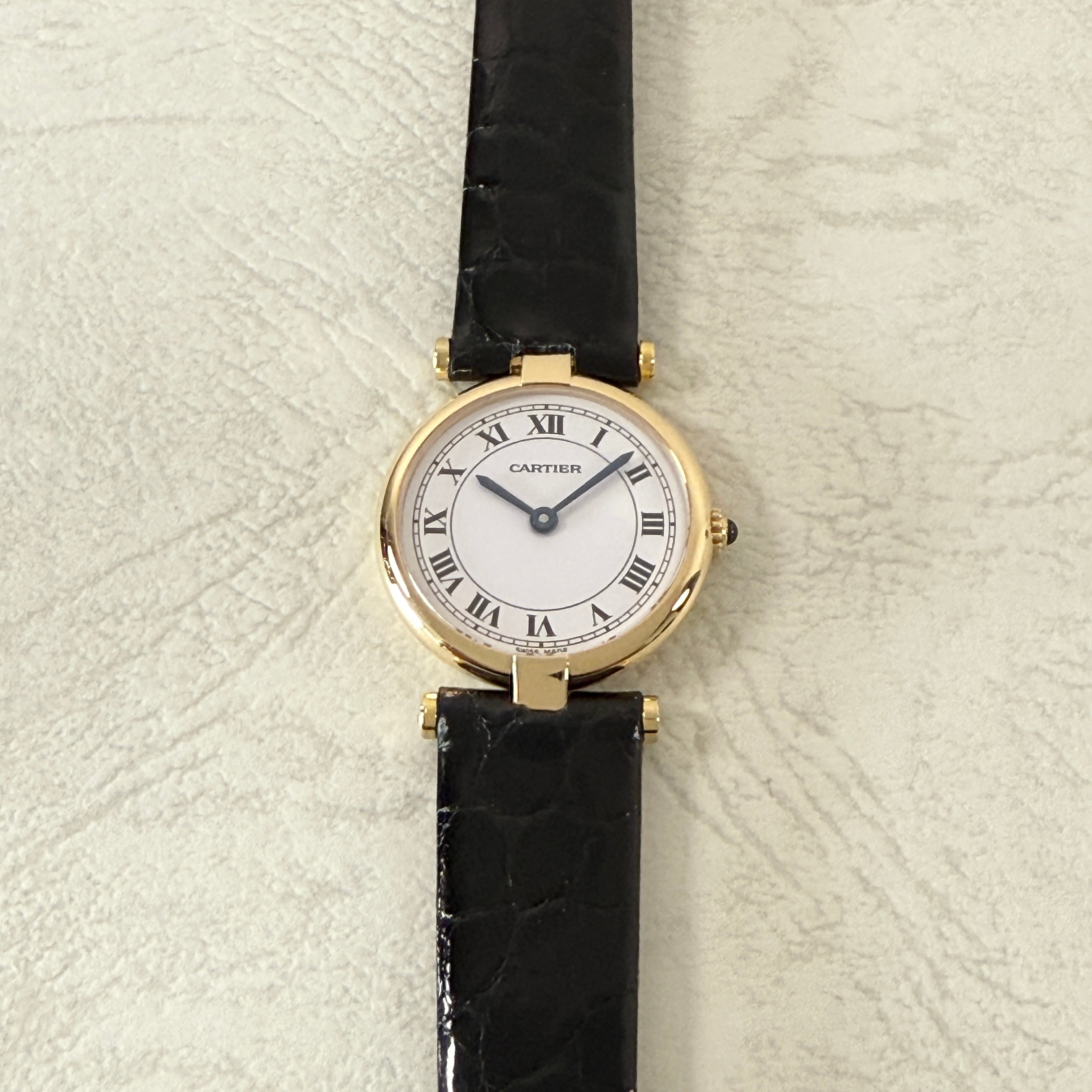 [Cartier] Cartier Vendome SM 18KYG with genuine 18KYG buckle