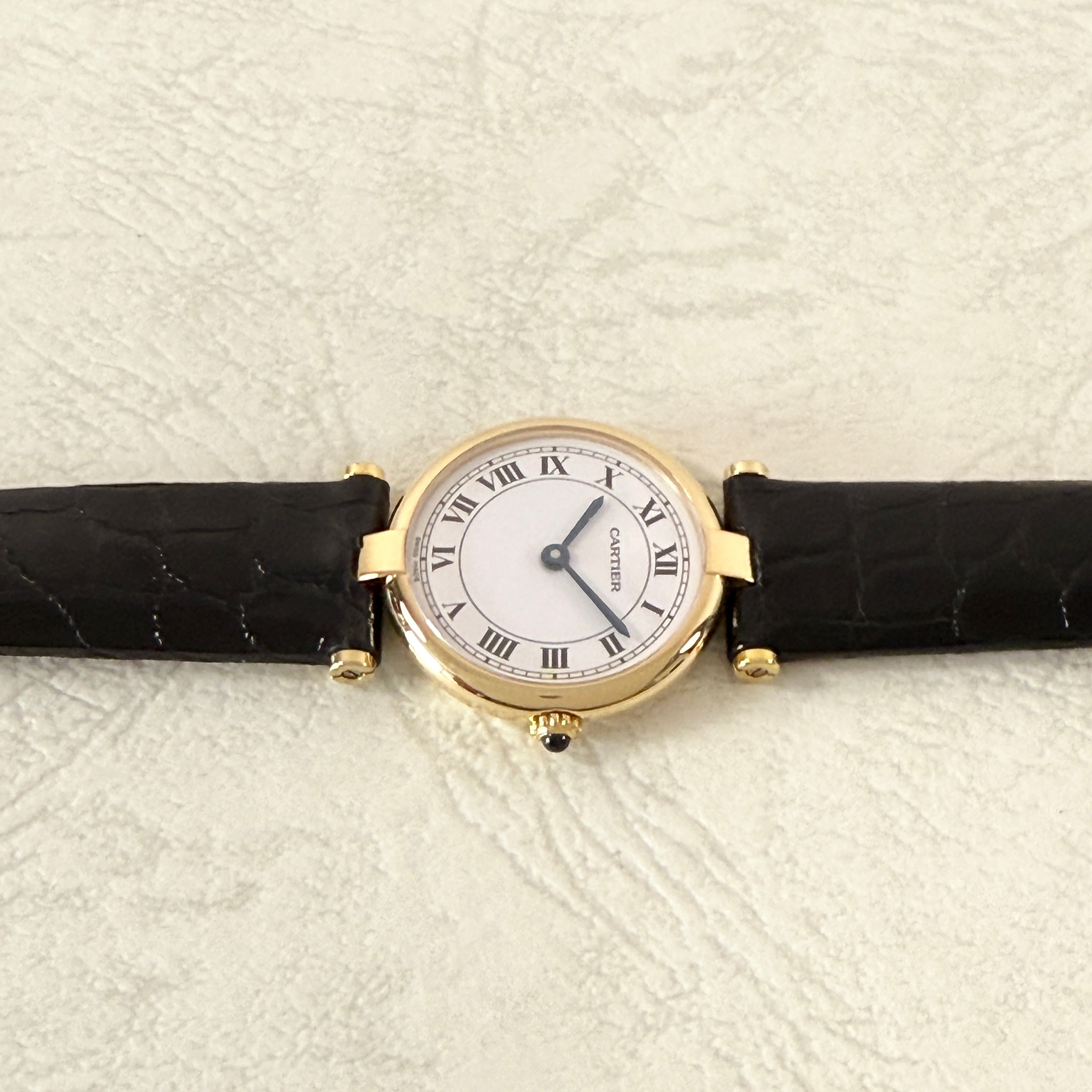 [Cartier] Cartier Vendome SM 18KYG with genuine 18KYG buckle