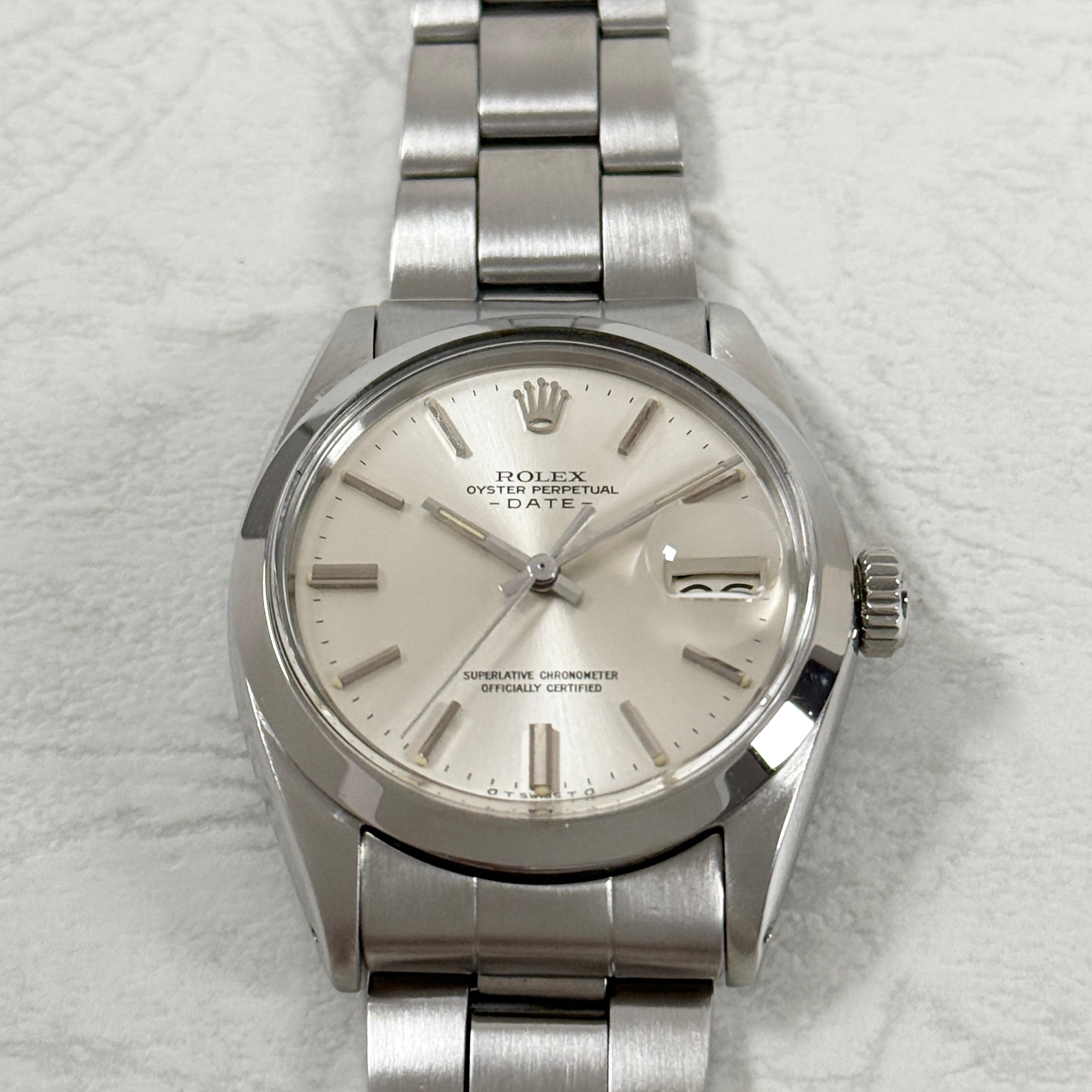 [ROLEX] Rolex Perpetual Date Ref.1500 Silver σ Dial