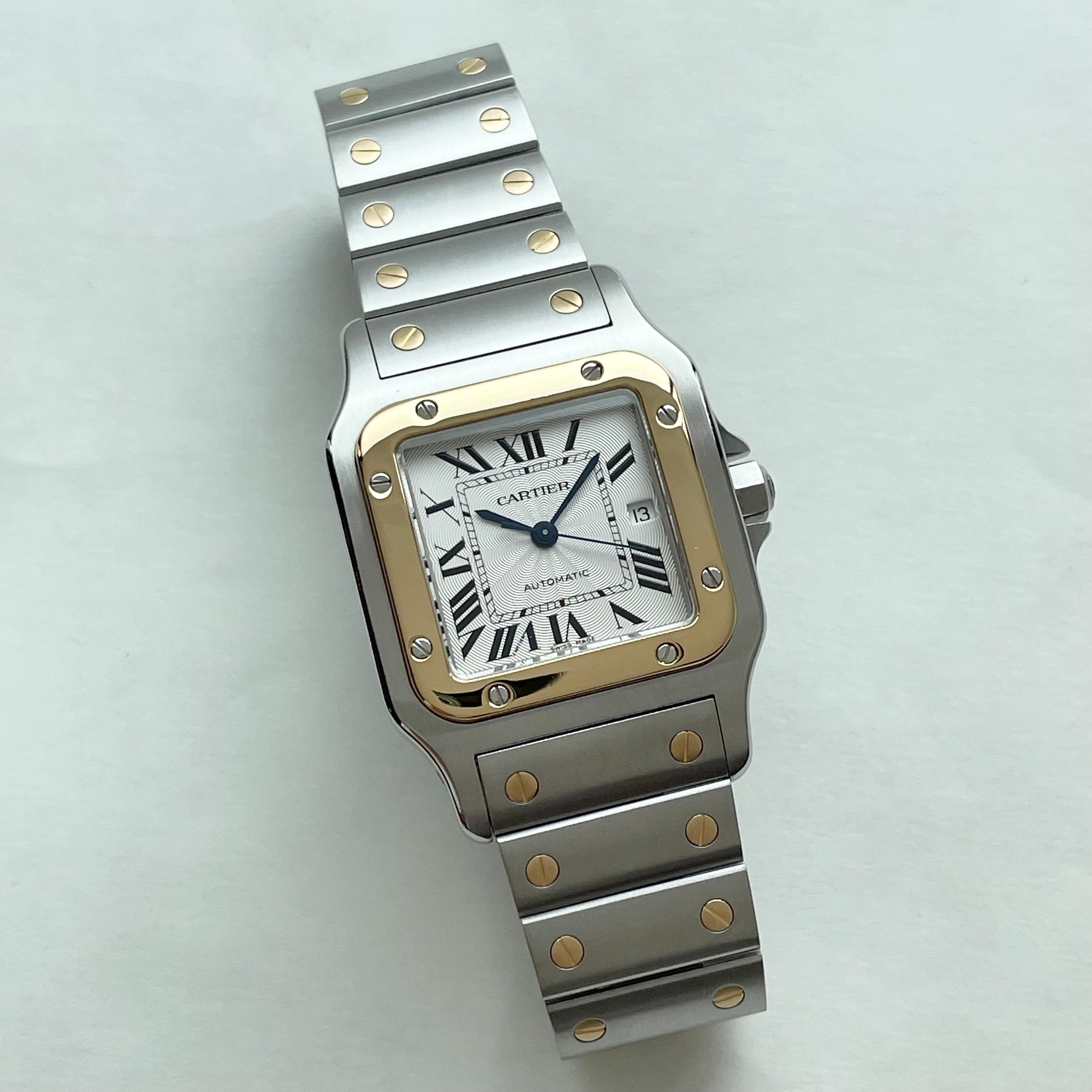 [Cartier] Cartier Santos Galbee LM late model combination automatic winding with accessories