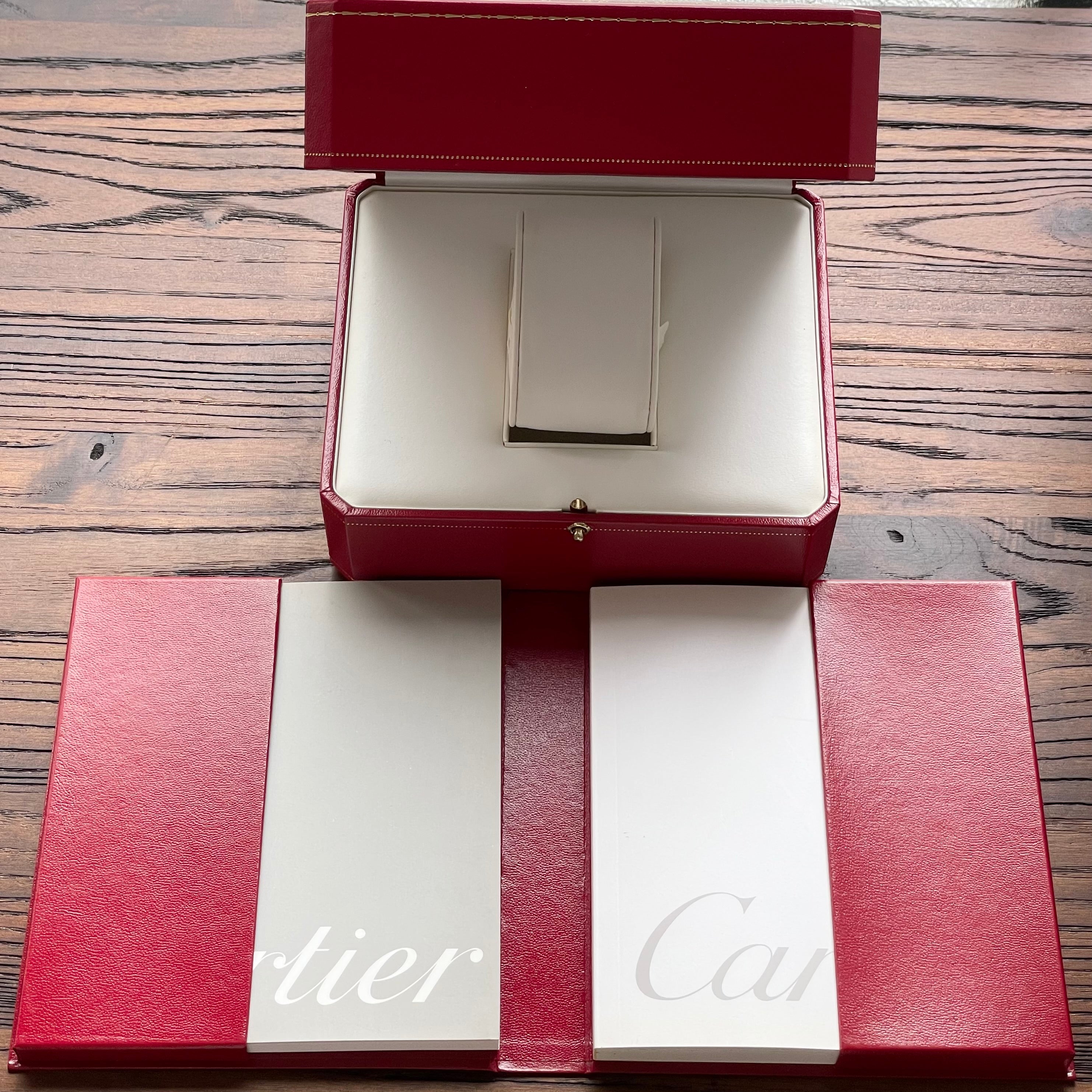 【Cartier】カルティエ<BR>サントスガルベ LM後期型コンビ自動巻き 付属品付き