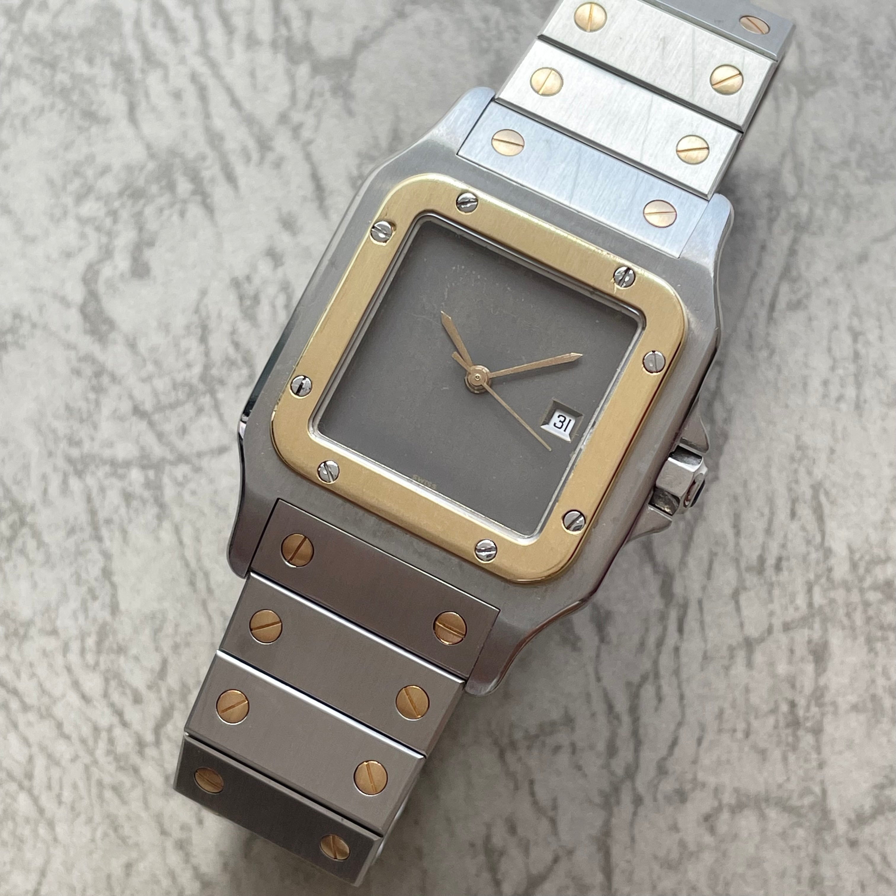 Cartier】サントスガルベLMコンビGrey 付属品付き – REGALO vintage watch