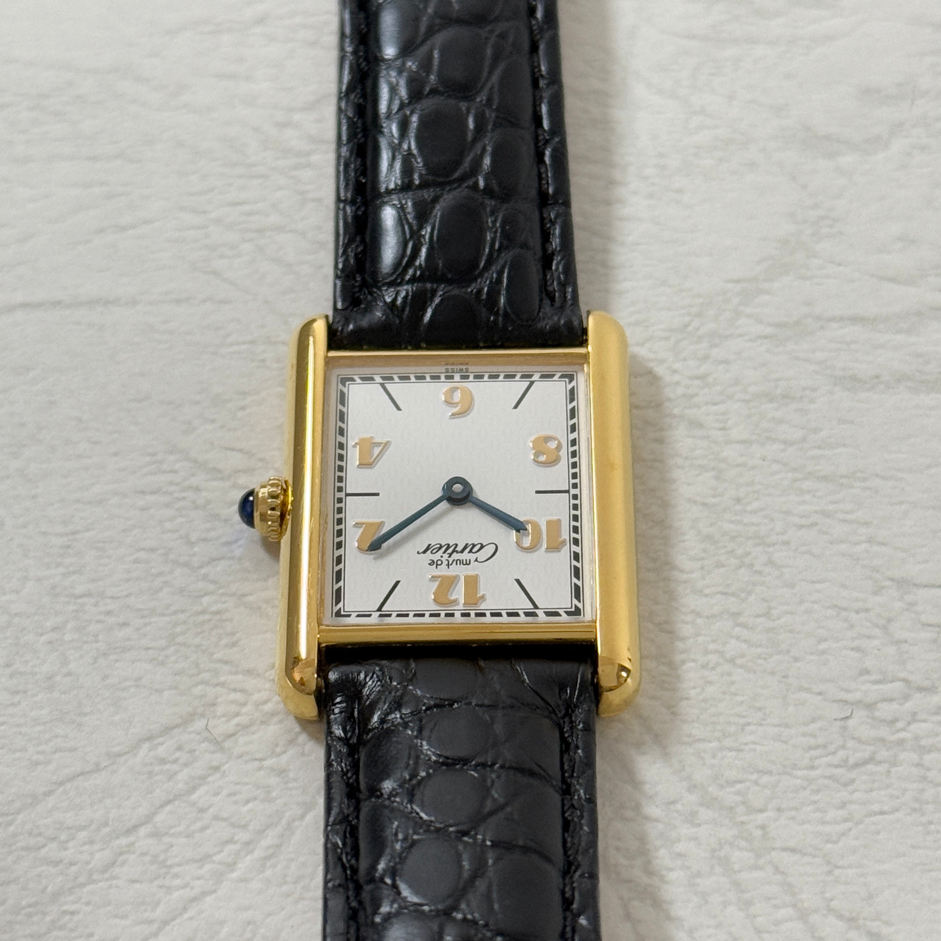 [Cartier] Cartier Must Tank LM Flying Arabia with accessories