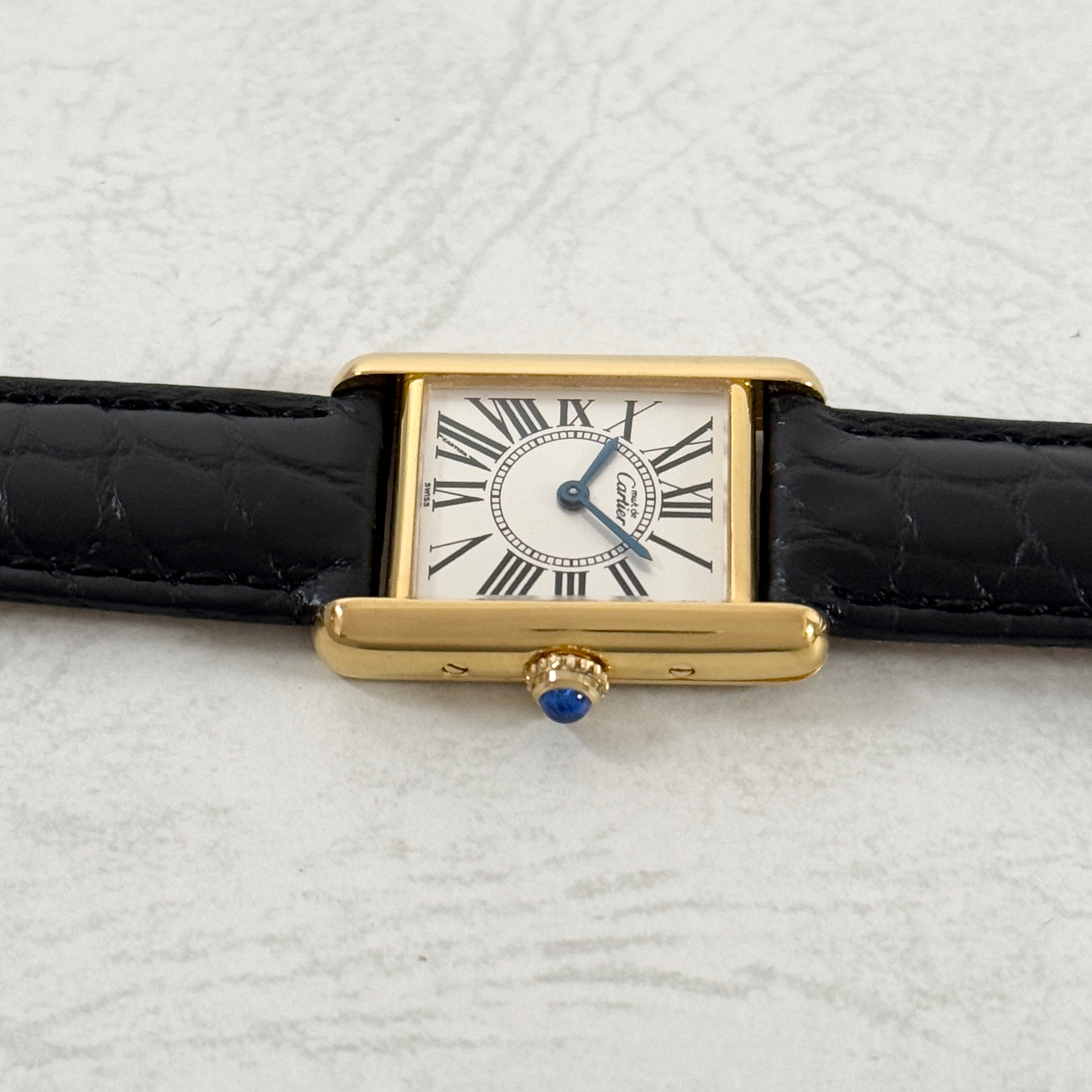 【Cartier】カルティエ マストタンク SMオパラン 純正Dバックル付き