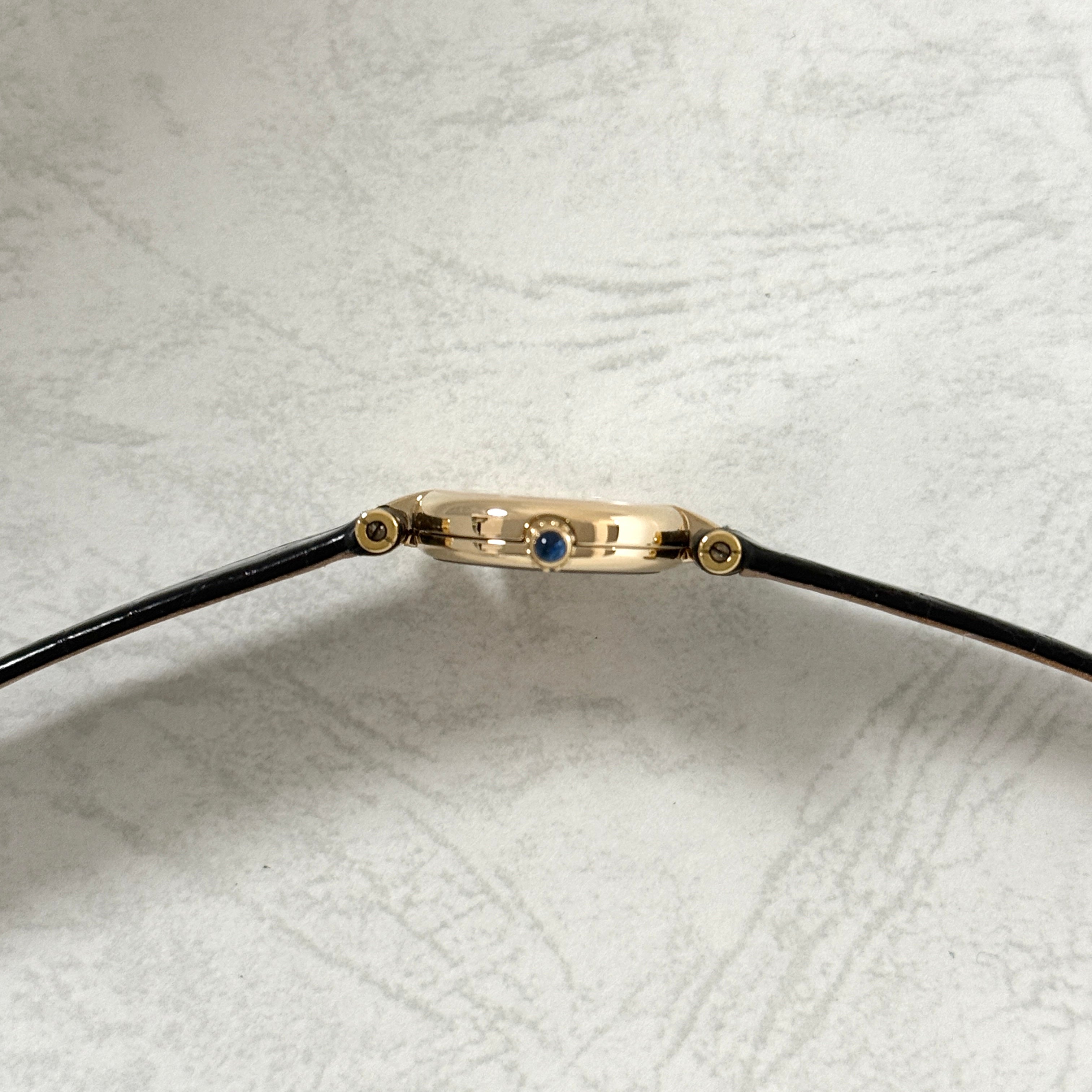 【Cartier】カルティエ ミニヴァンドーム18KYG 純正金張り尾錠付き