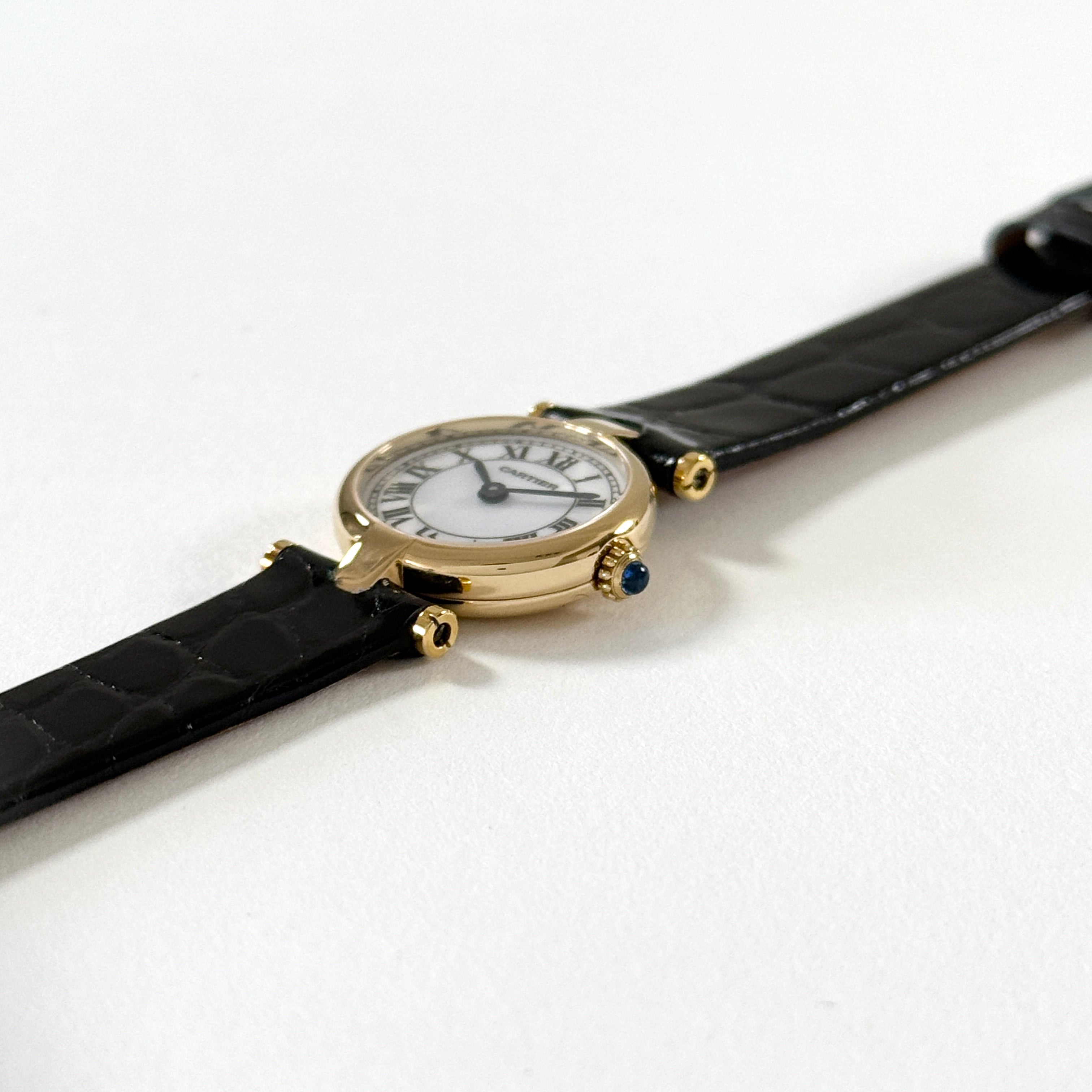 【Cartier】カルティエ ミニヴァンドーム18KYG 純正金張り尾錠付き