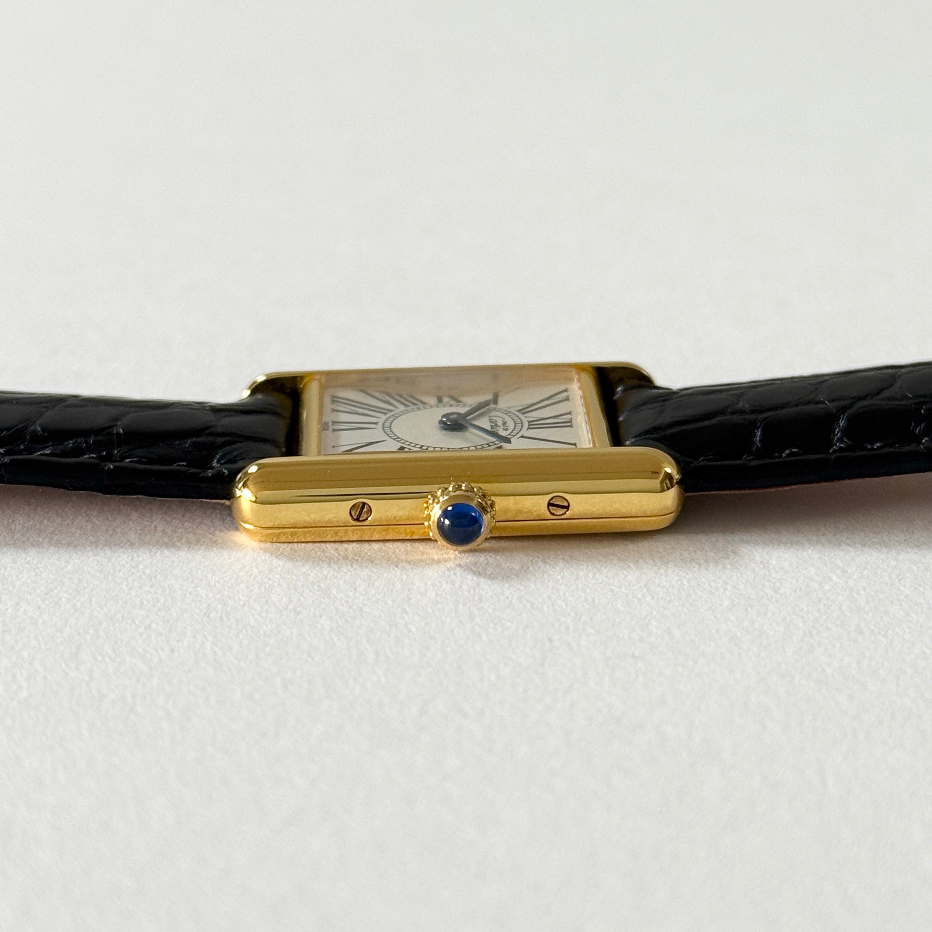 【Cartier】カルティエ マストタンク SMオパラン 純正Dバックル付き