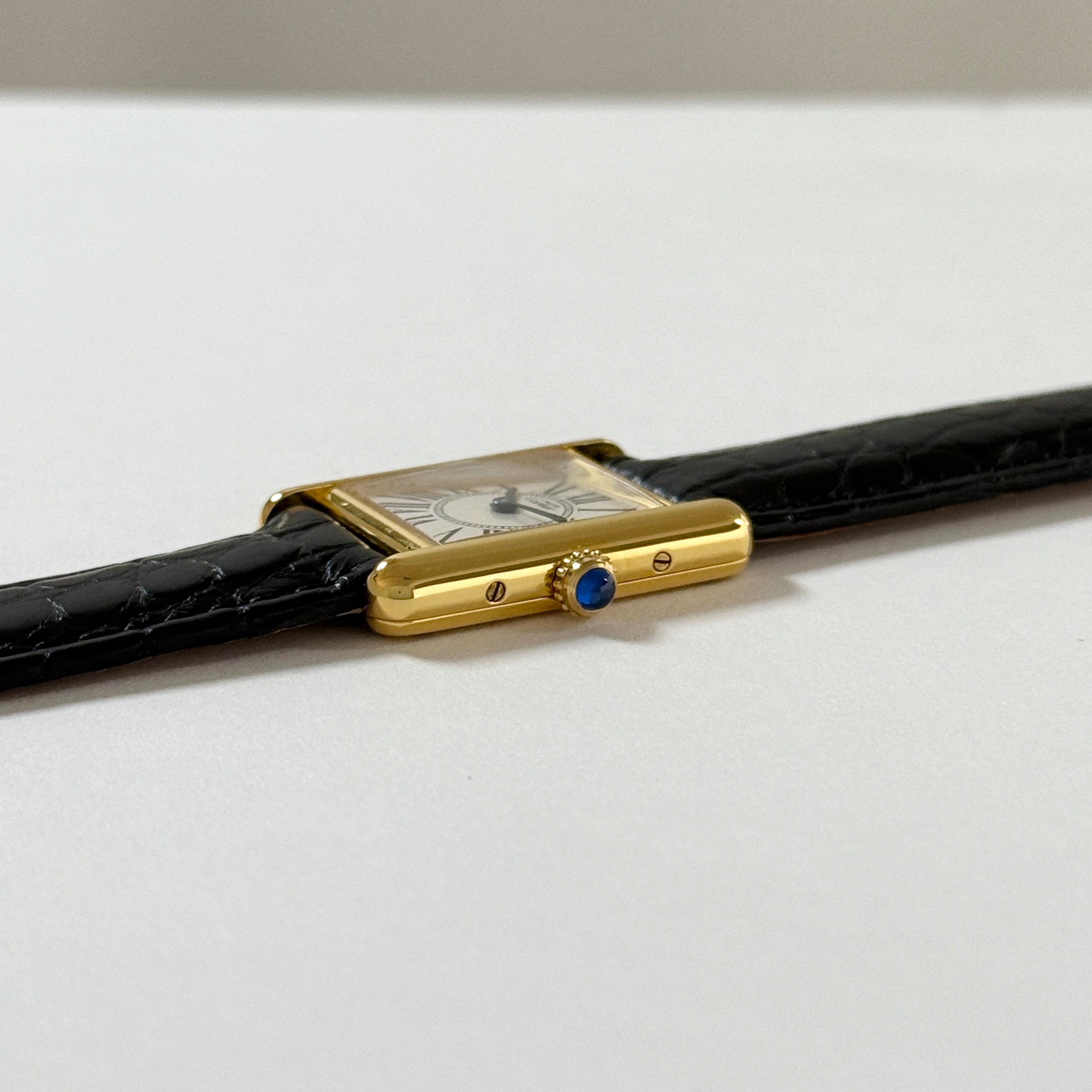 【Cartier】カルティエ マストタンク SMオパラン 純正Dバックル付き