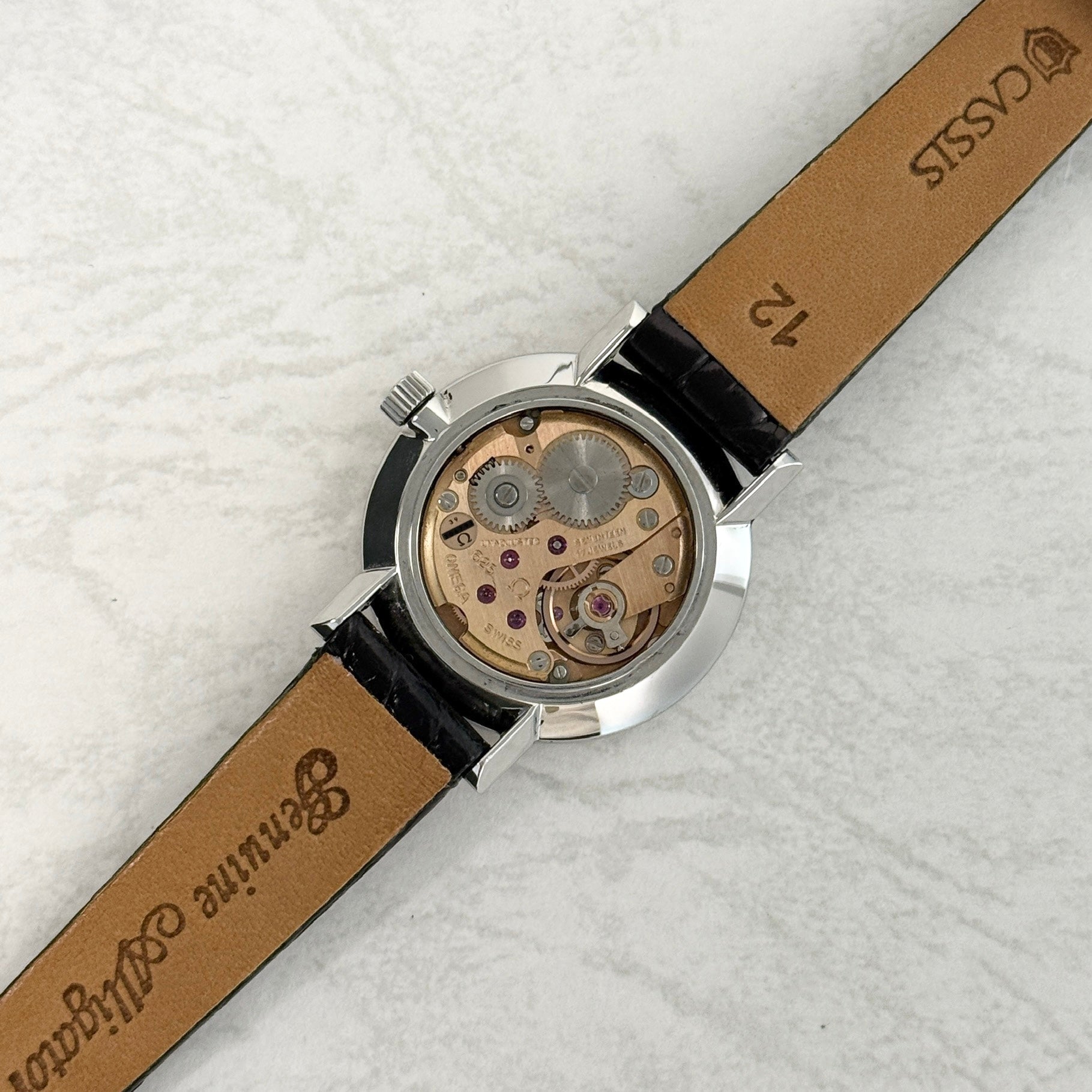 【OMEGA】オメガ ジュネーヴ SSラウンド Silver Arabic