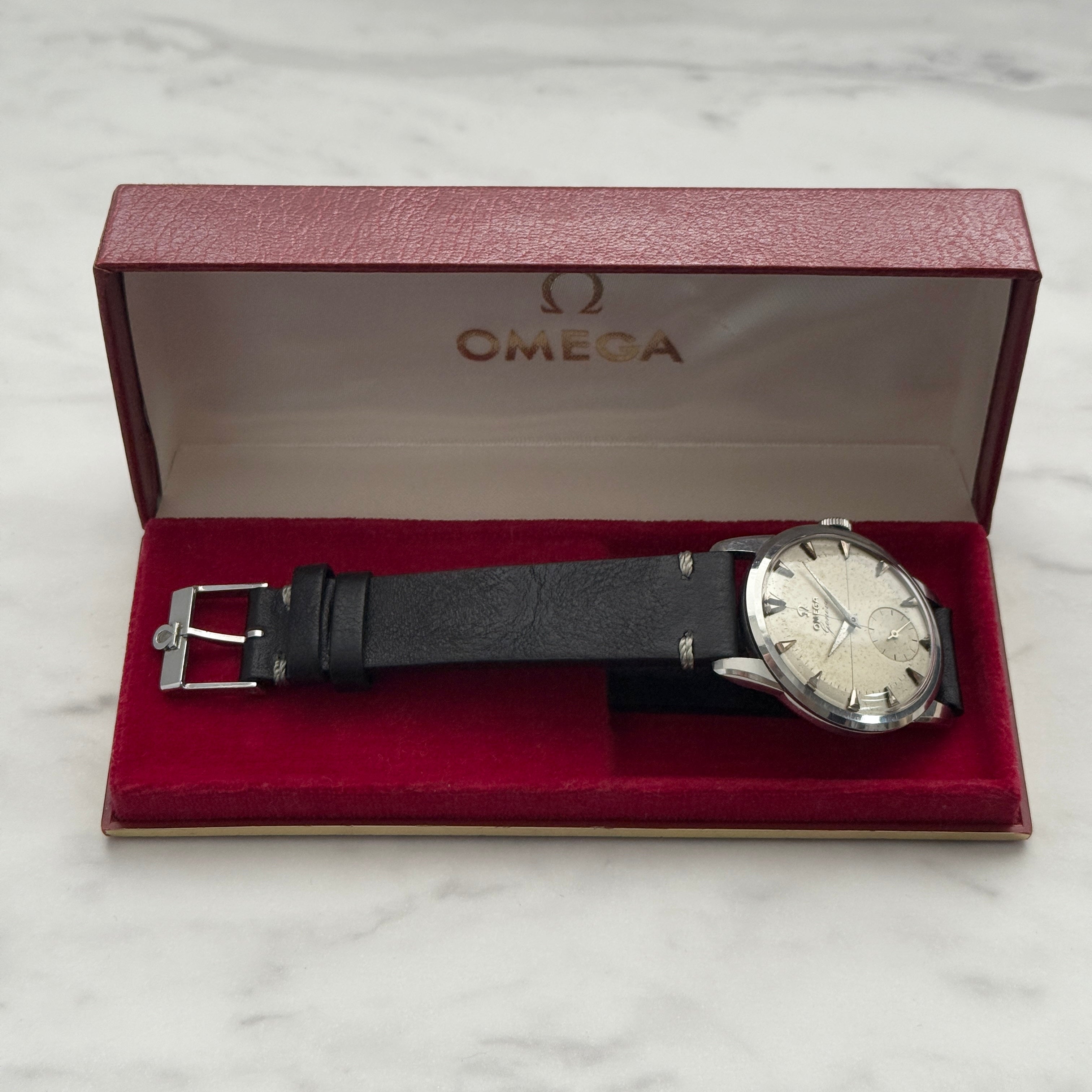 【OMEGA】オメガ ジュネーヴ SSスモールセコンドCal.267 純正ボックス付き