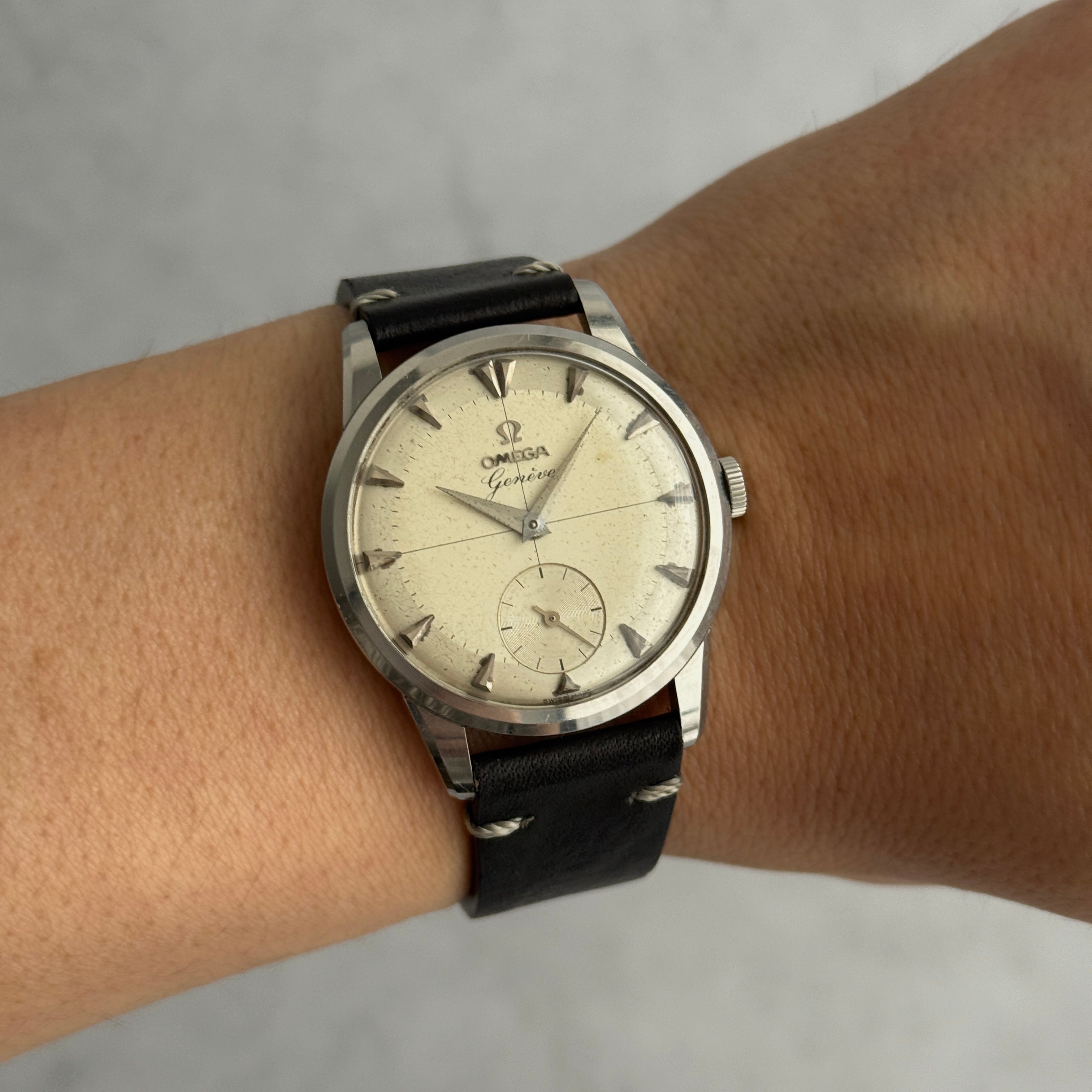 【OMEGA】オメガ ジュネーヴ SSスモールセコンドCal.267 純正ボックス付き