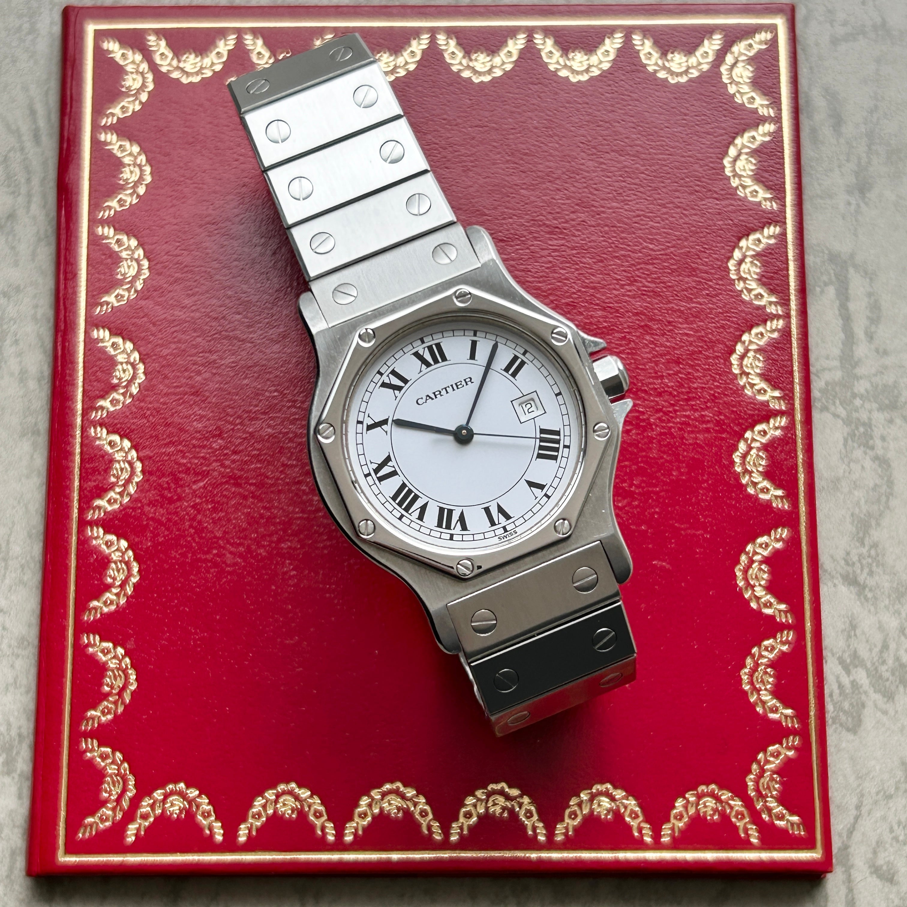 [Cartier] Cartier Santos Octagon LM Stainless Steel Automatic with Original Box