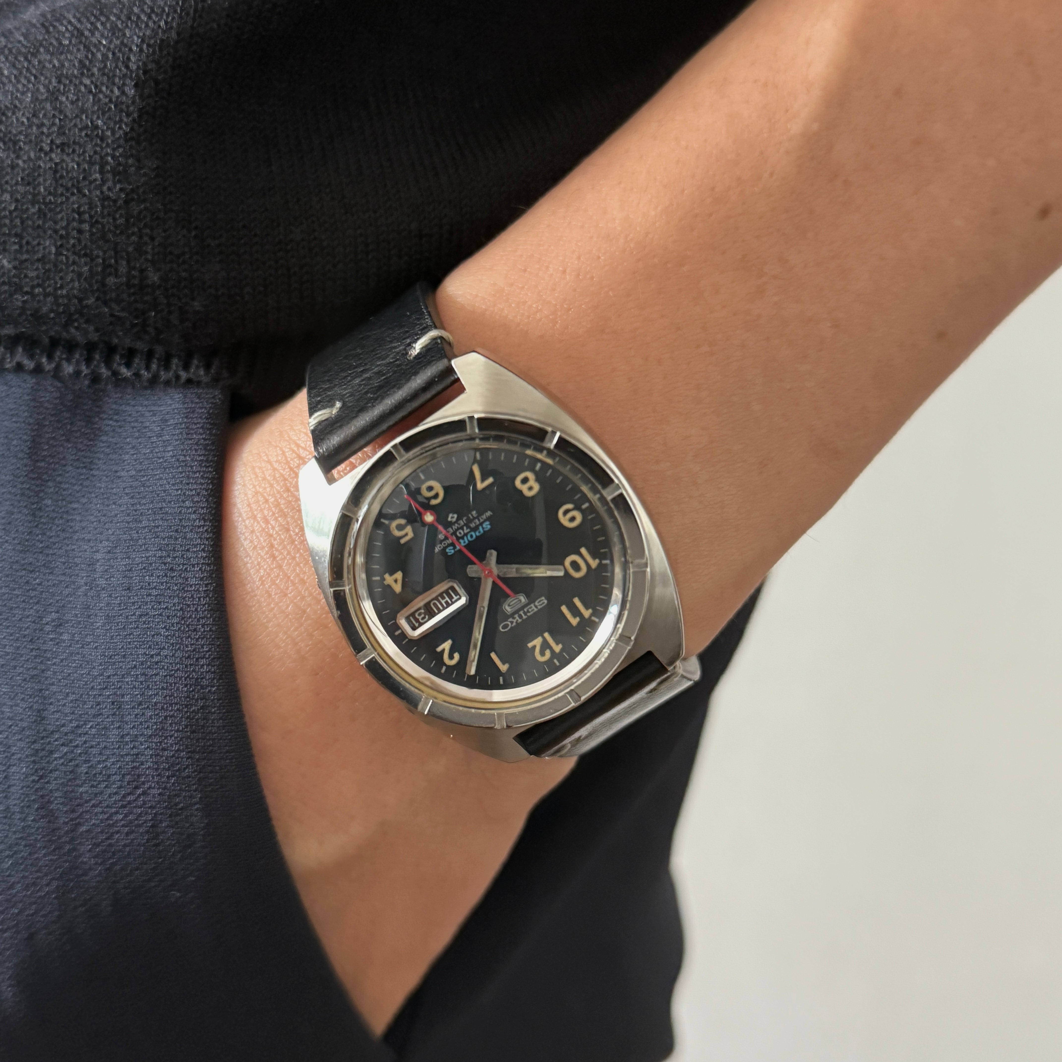 【SEIKO】セイコー セイコー5スポーツ SS全数字アラビア