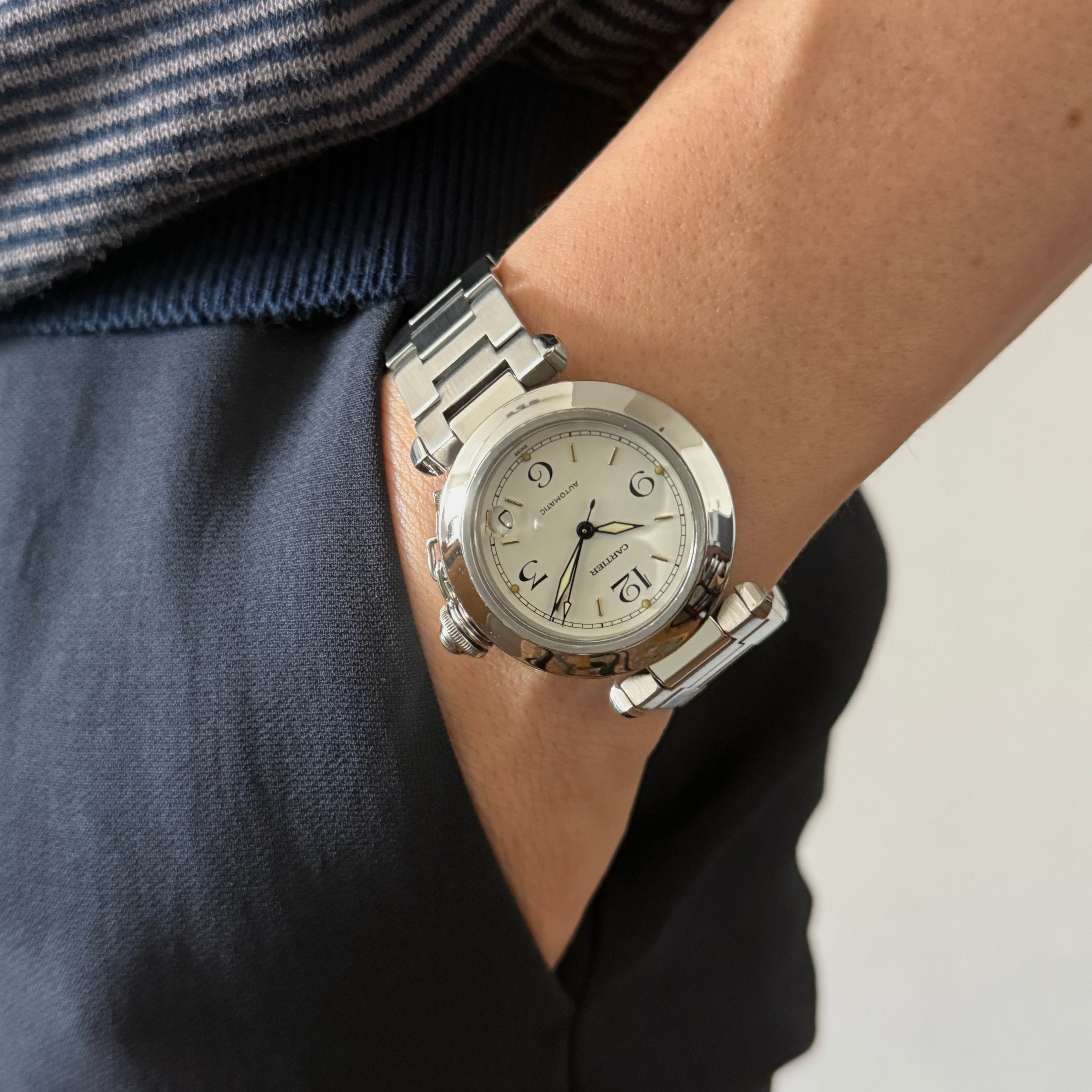 【Cartier】カルティエ パシャC35 White 前期型