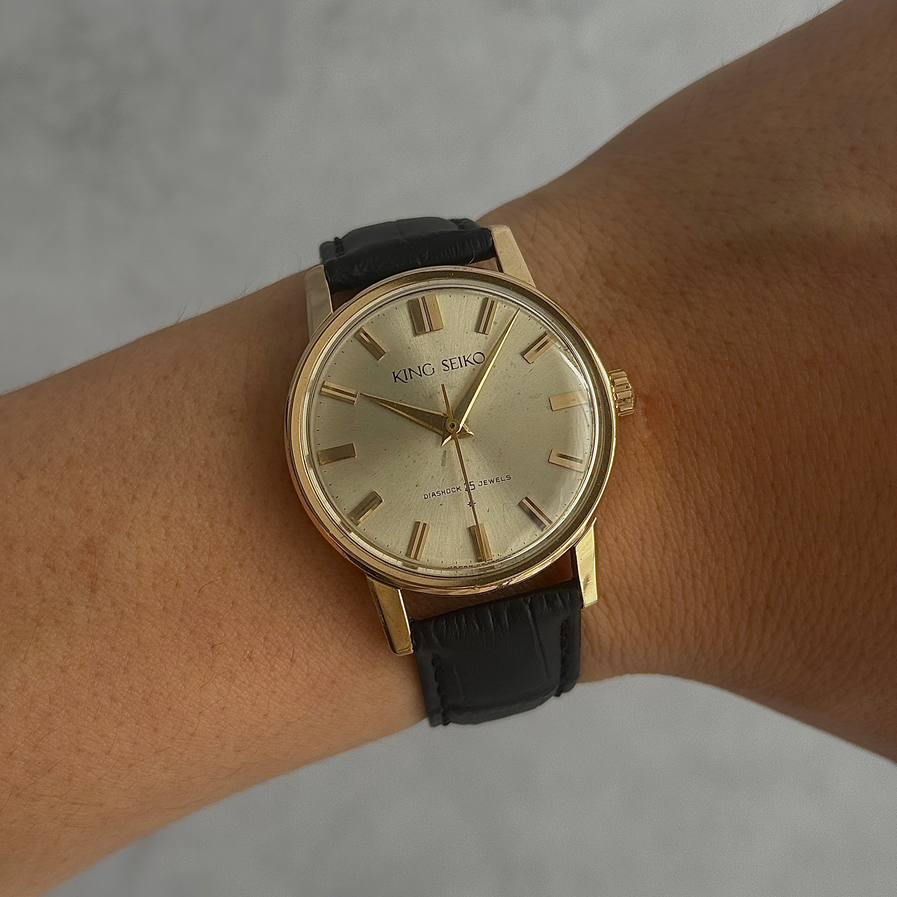[SEIKO] Seiko King Seiko 1st 14KGF Early Model SD Dial