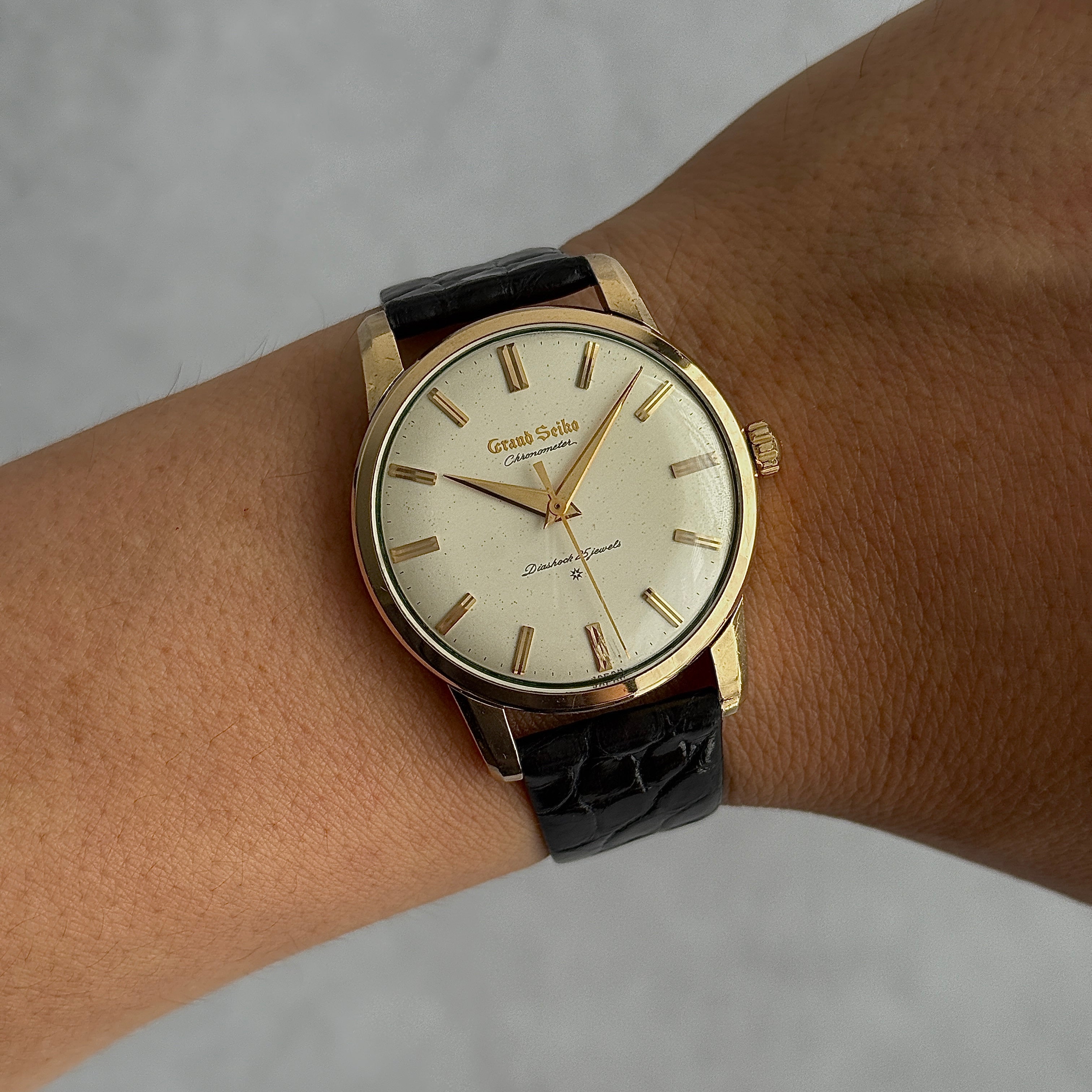 [SEIKO] Seiko Grand Seiko 1st Upright Dial Early Medallion