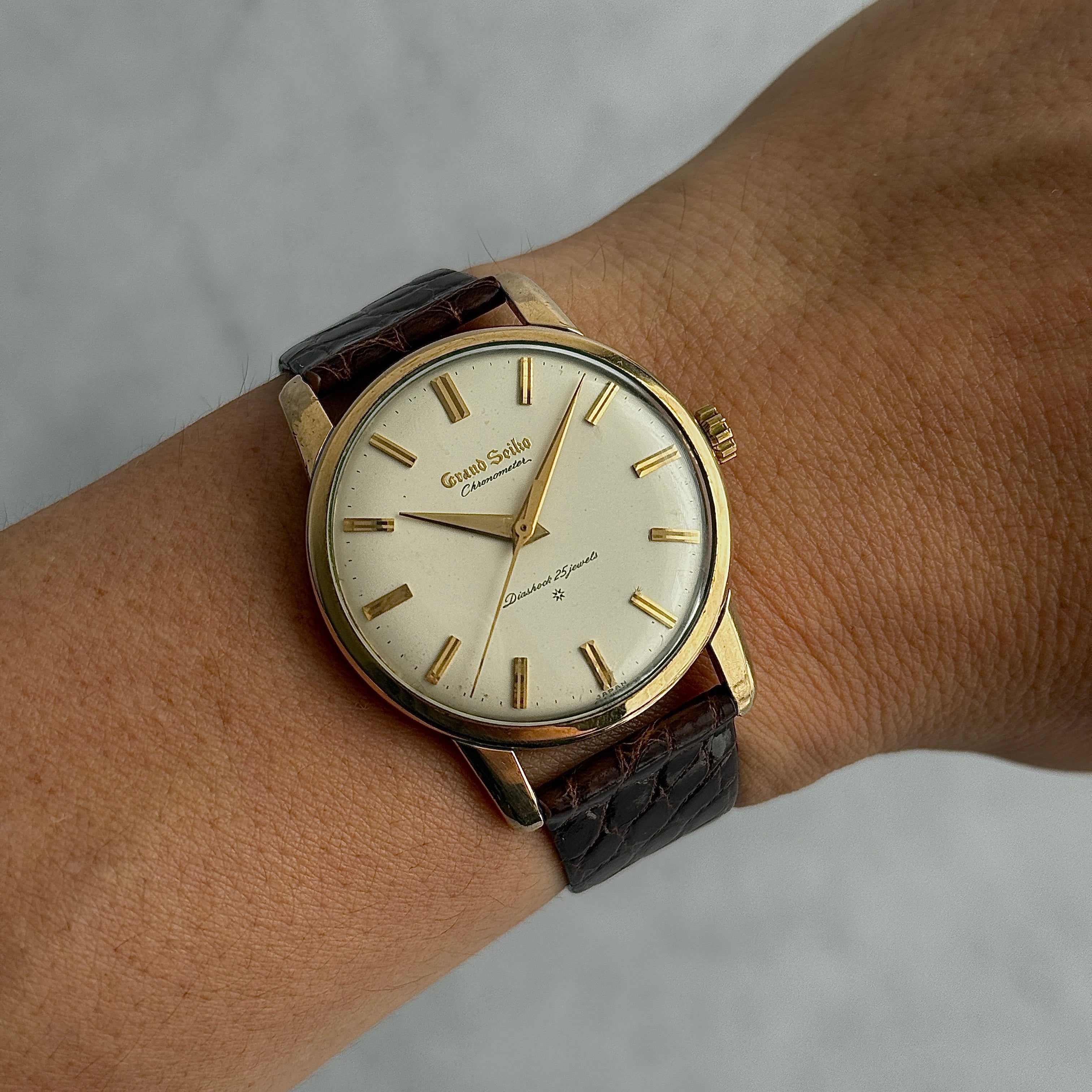 【SEIKO】セイコー グランドセイコー1st アップライト文字盤 後期型メダリオン