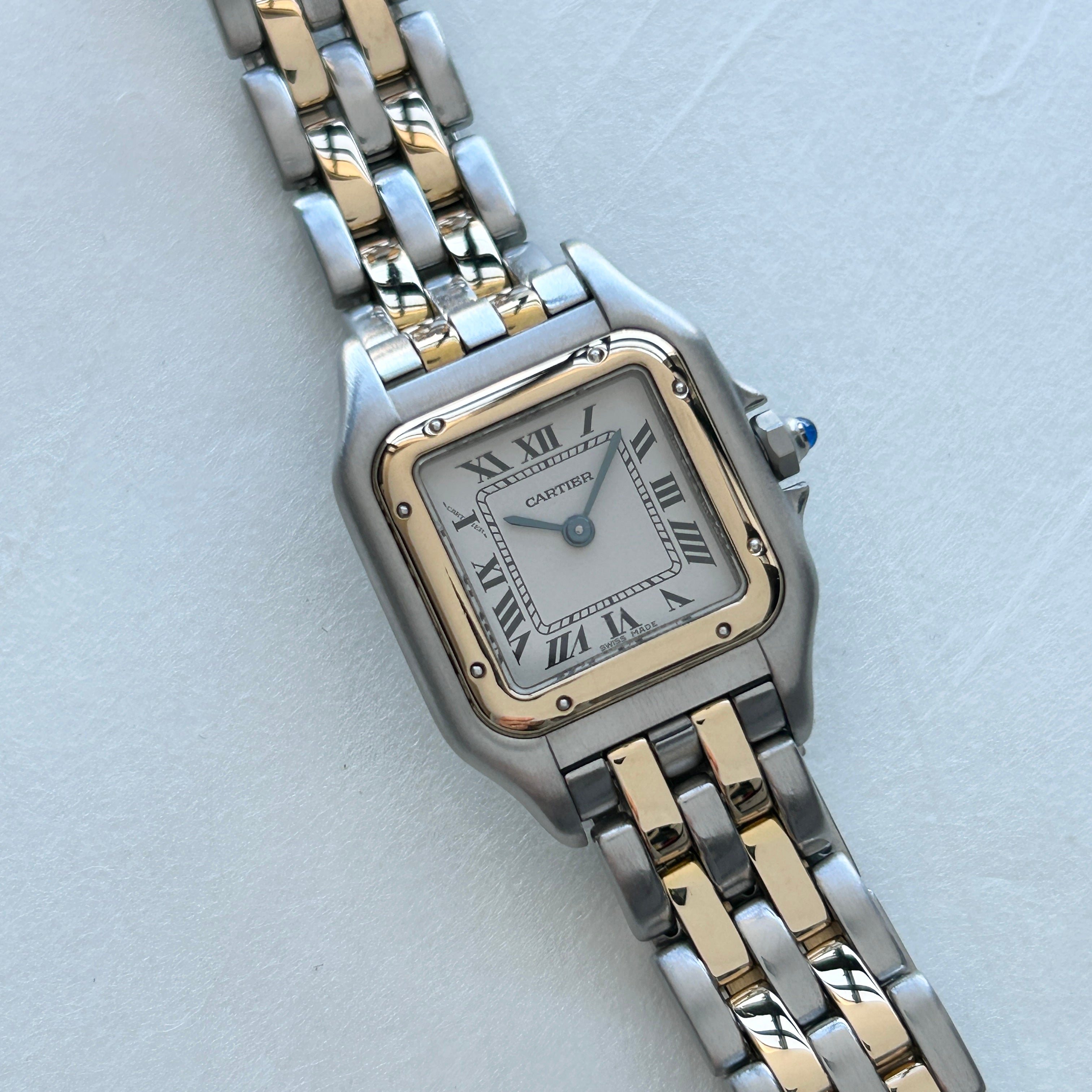 [Cartier] Cartier Panthere SM2 Row 18KYG x SS