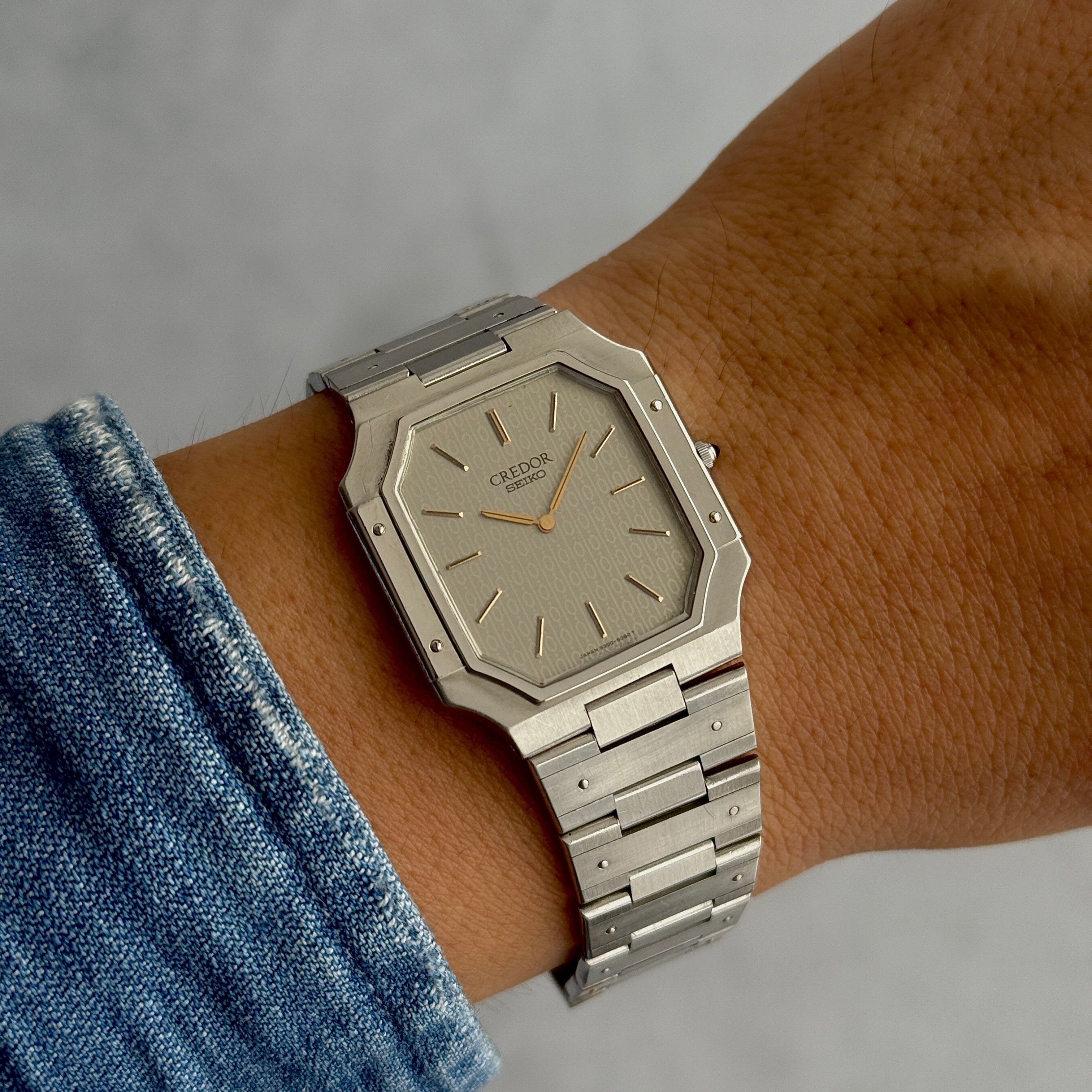 [SEIKO] Seiko Credor Stainless Steel Monogram 9300-5050