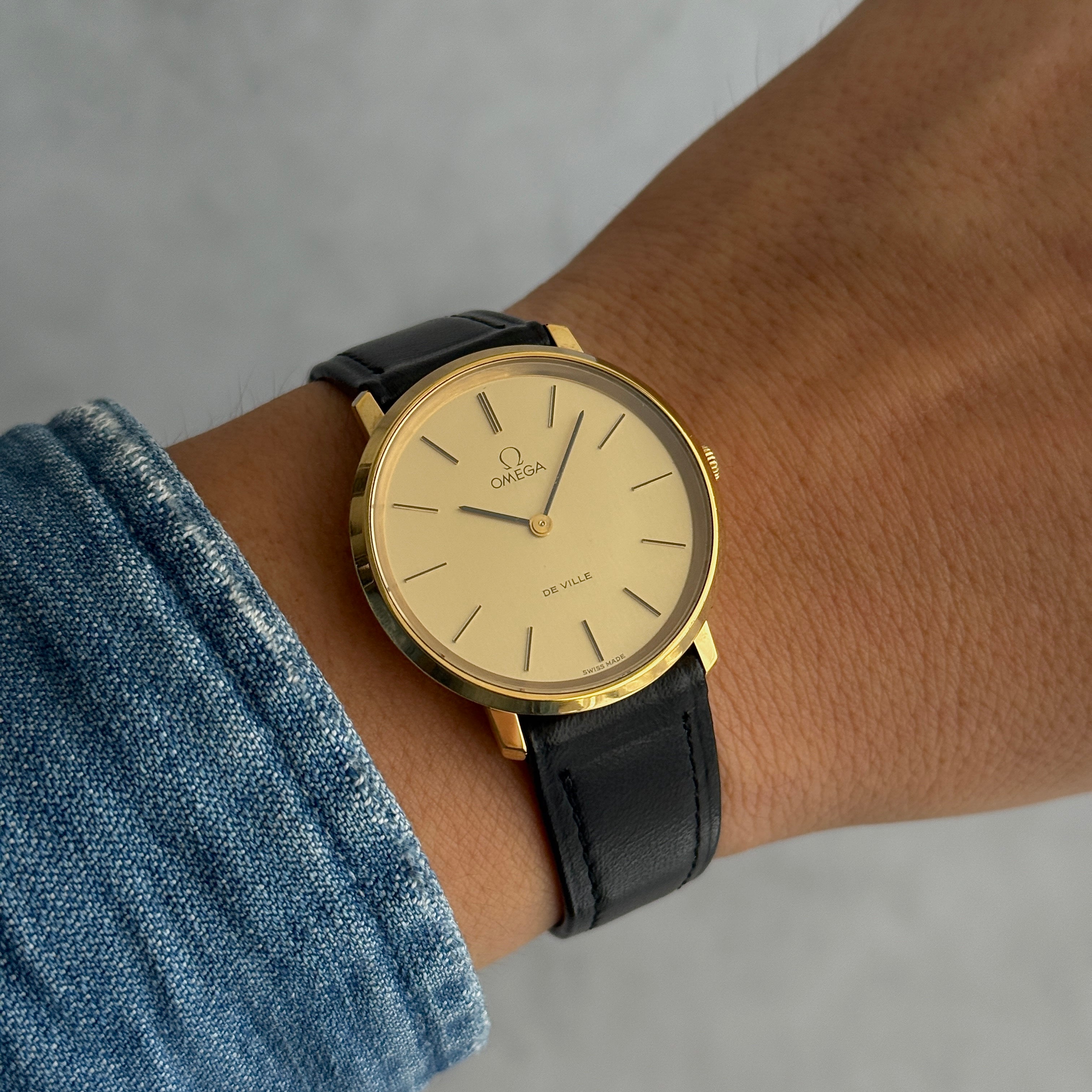 [歐米茄] 歐米茄碟飛GP圓形金錶