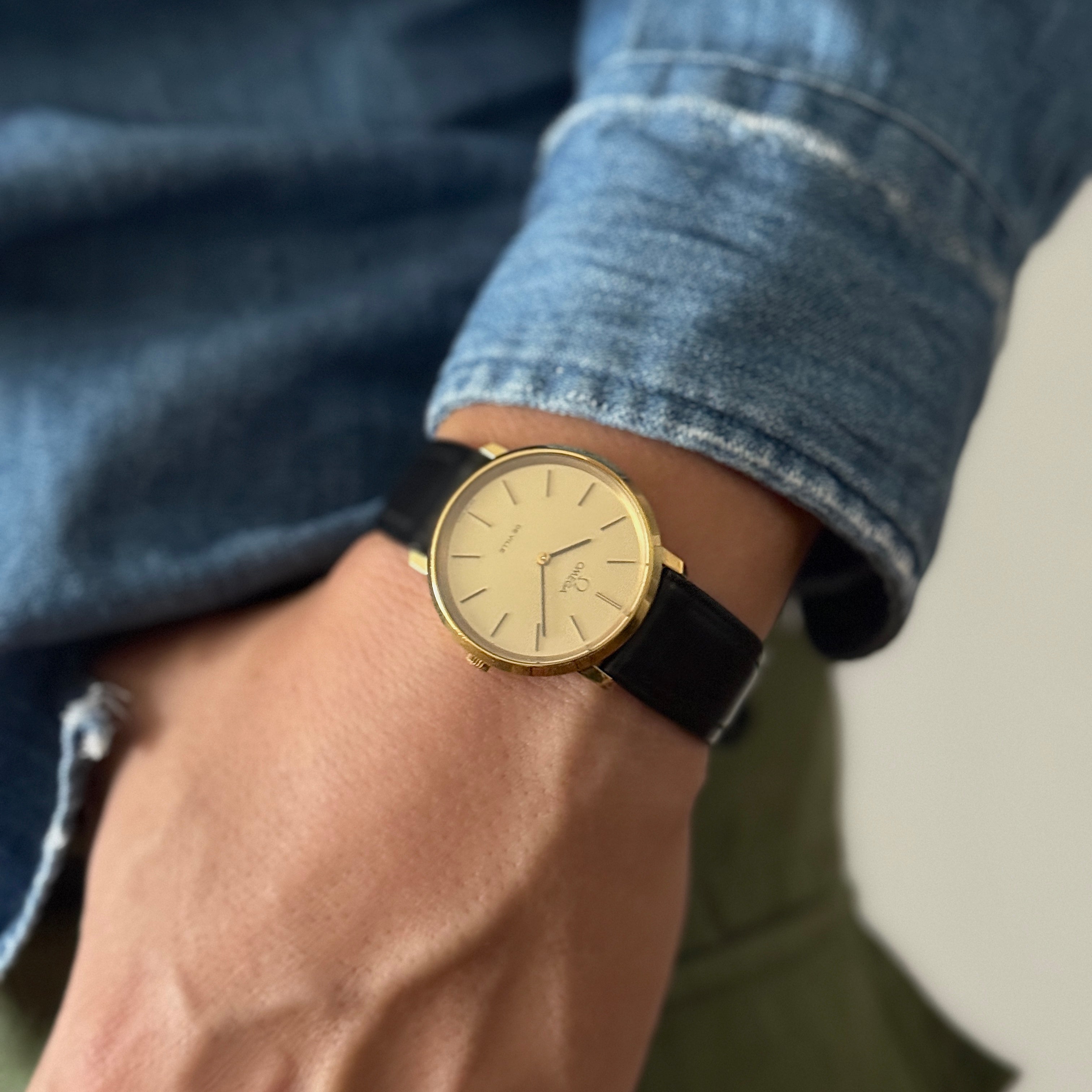 [歐米茄] 歐米茄碟飛GP圓形金錶