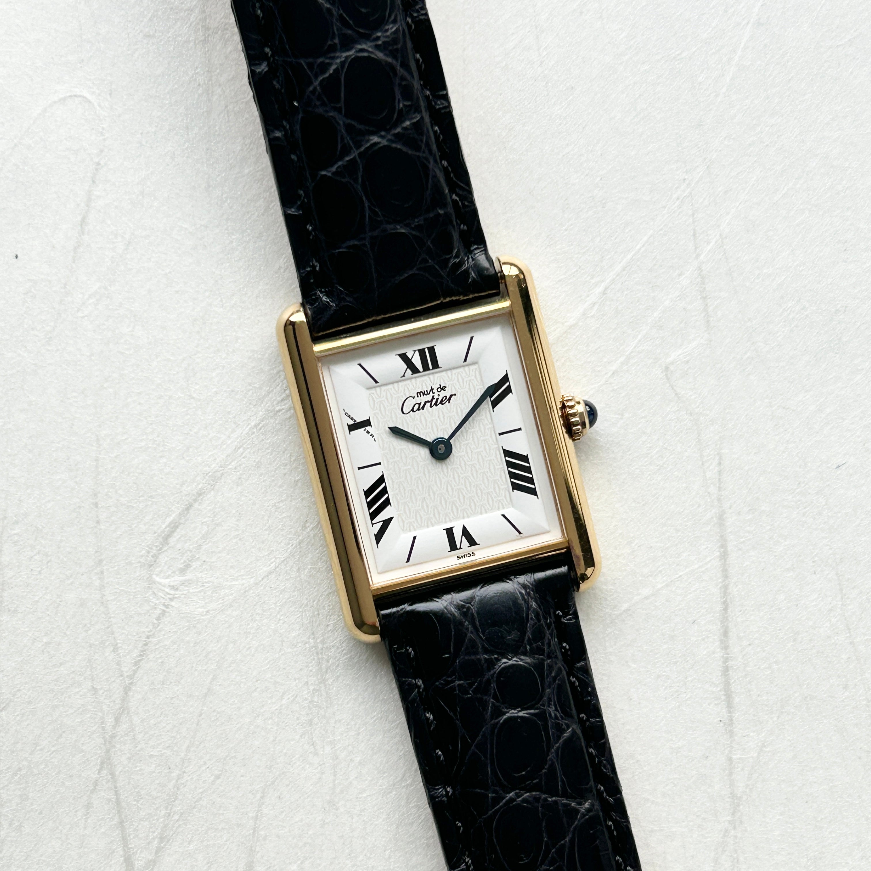 Cartier】マストタンクLM飛びローマ文字盤 純正Dバックル付き – REGALO vintage watch