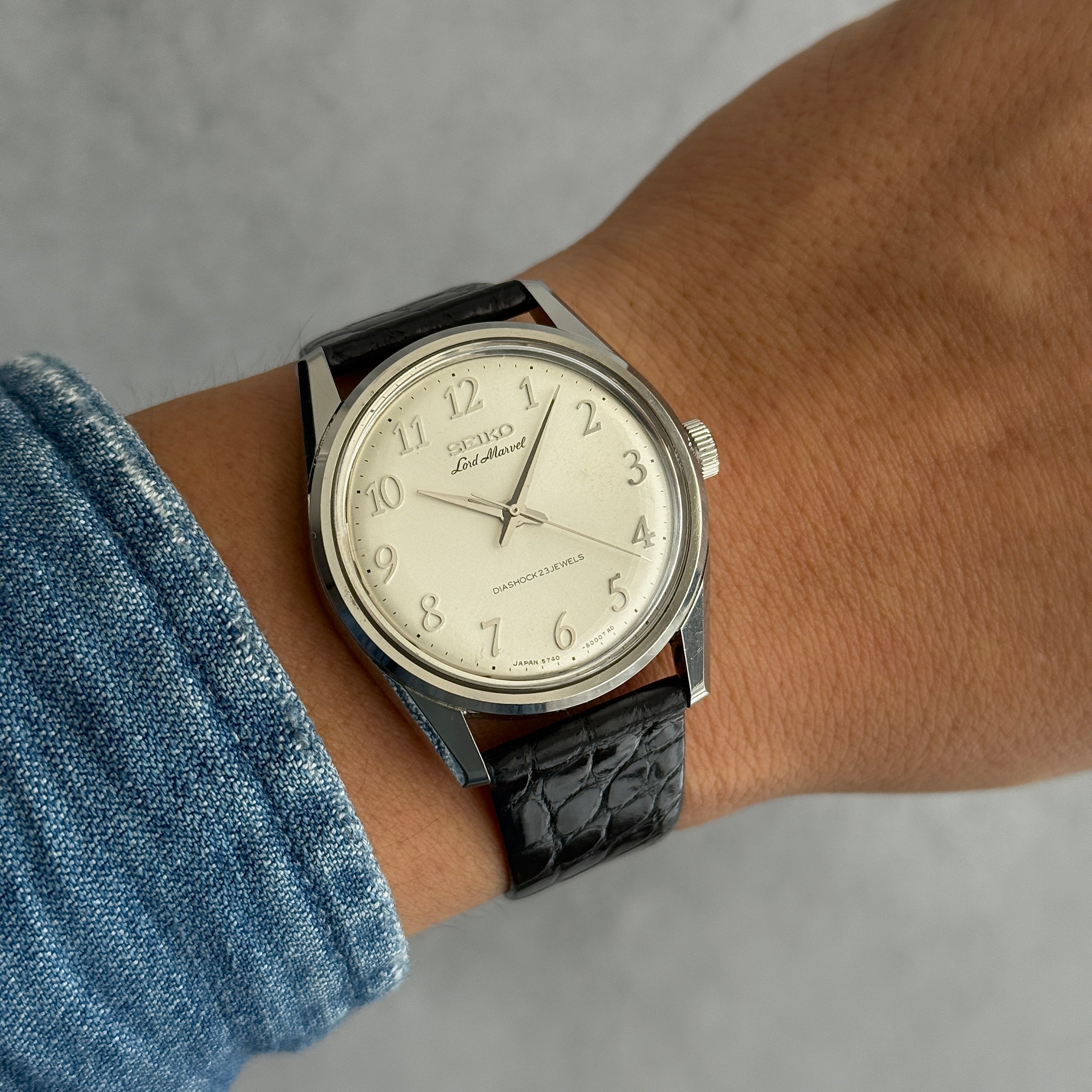 [SEIKO] Seiko Lord Marvel SS Arabia 5740-8000 with genuine buckle