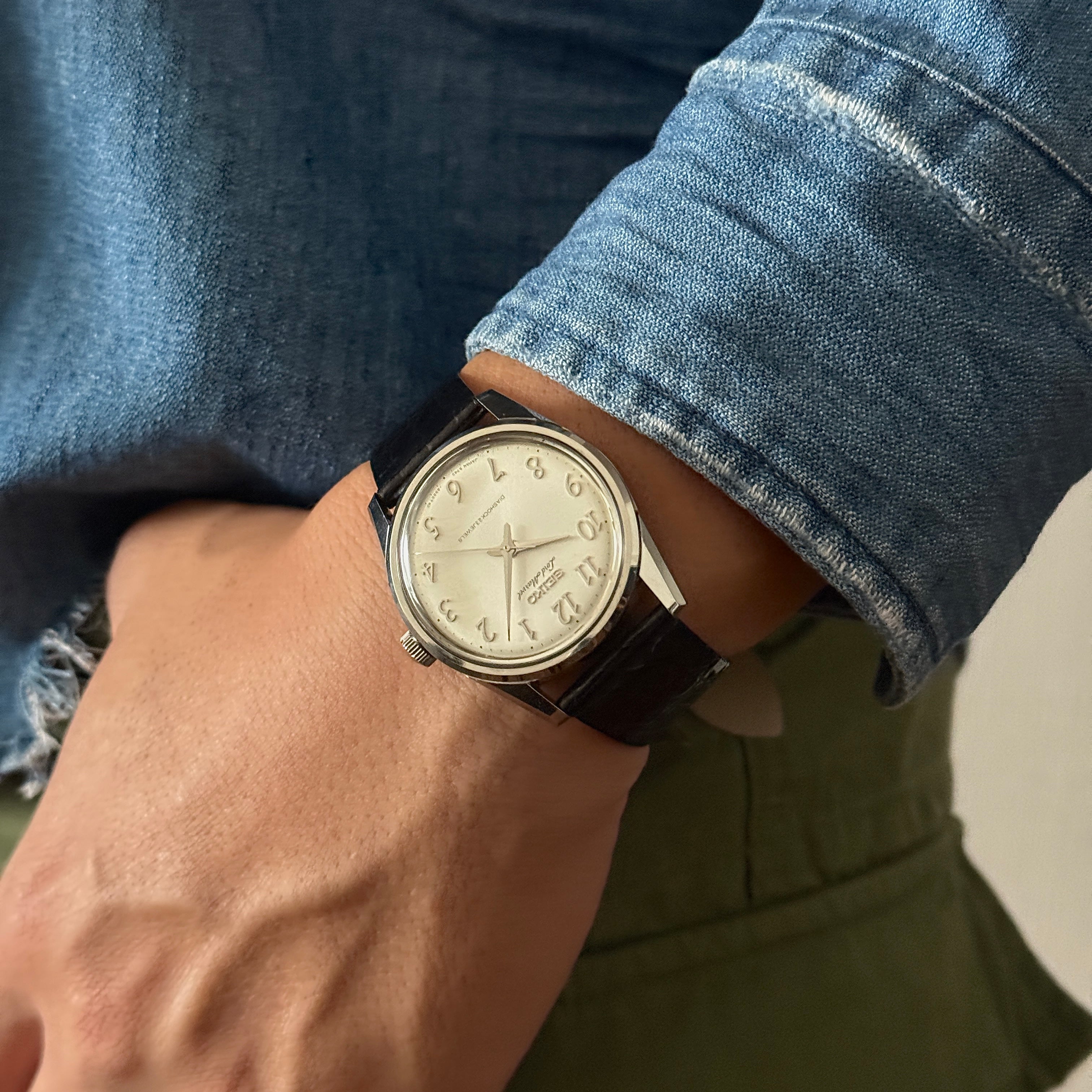 [SEIKO] Seiko Lord Marvel SS Arabia 5740-8000 with genuine buckle