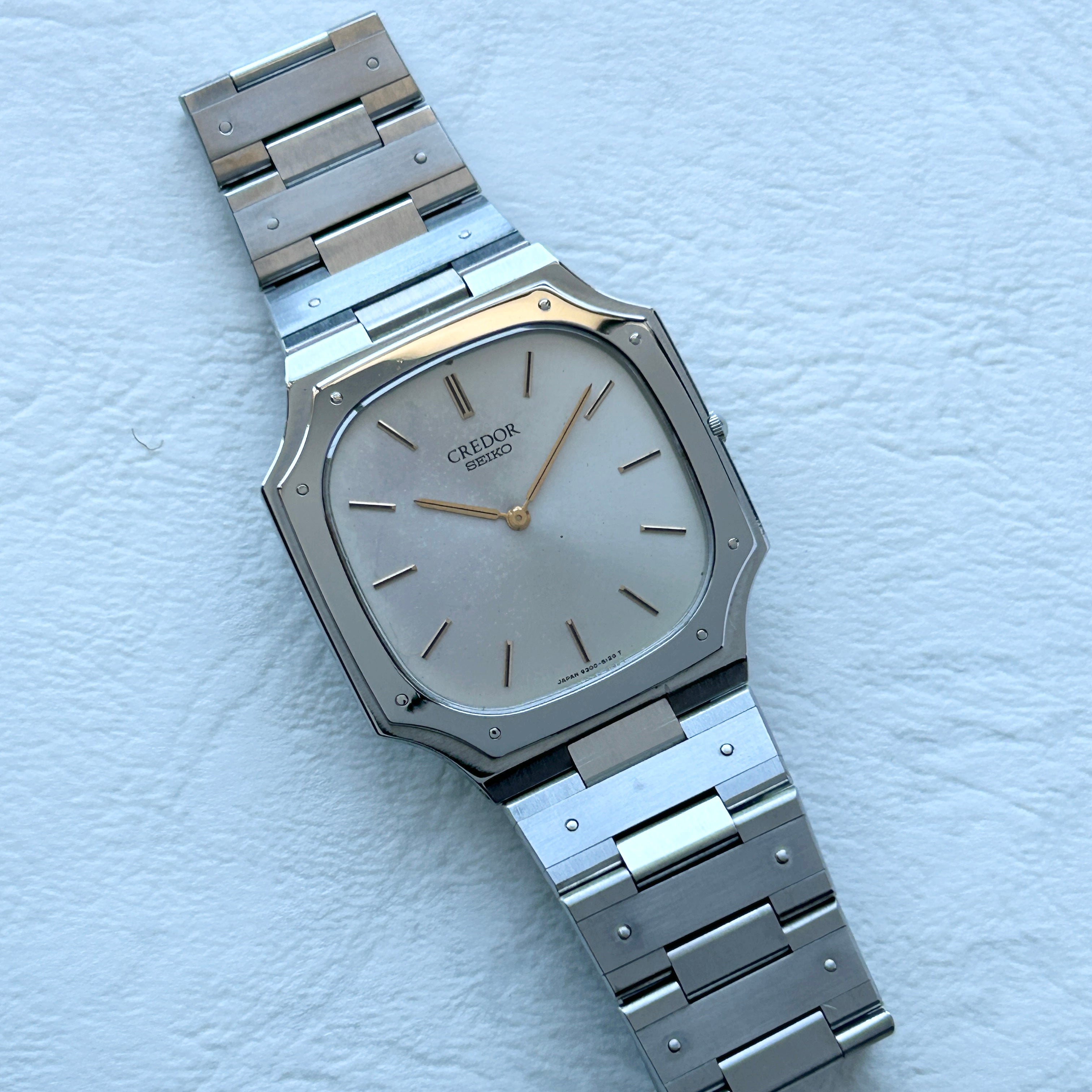 【SEIKO】セイコー<BR>クレドール SSシルバー 9300-5070