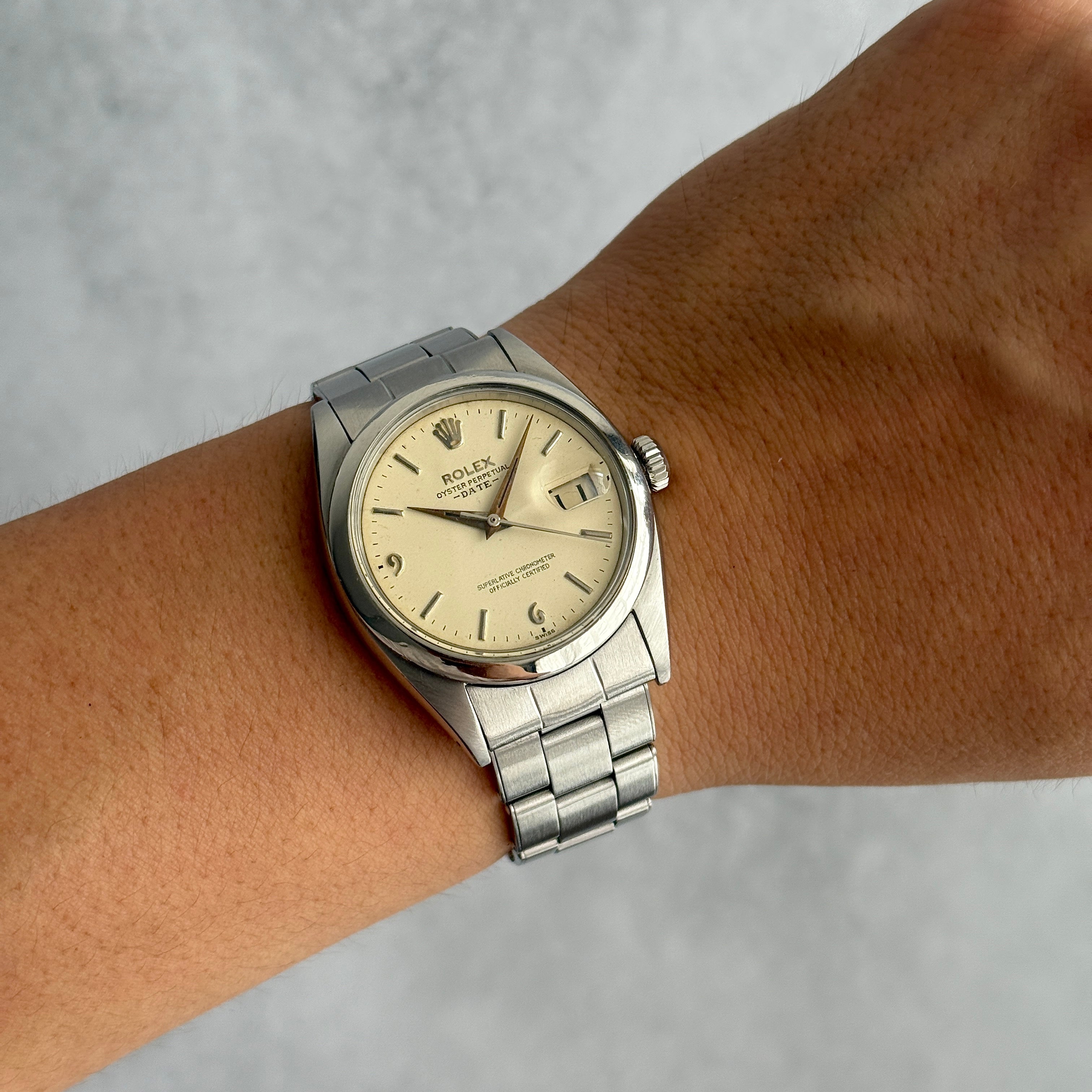 [ROLEX] Rolex Perpetual Date Ref.1500 Arabic 6/9